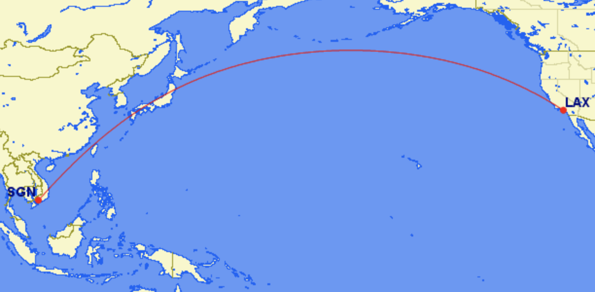 Missing link: the 8,169-mile route between Los Angeles