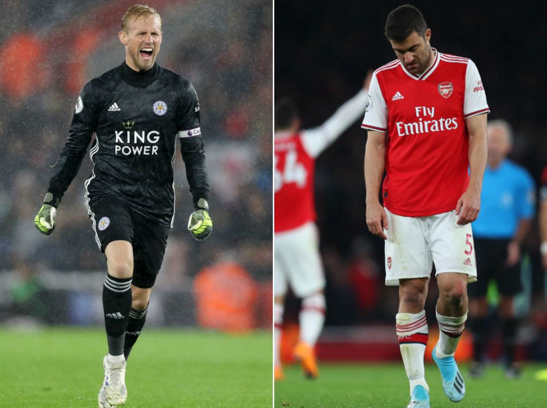 Leicester and Arsenal are moving in opposite directions