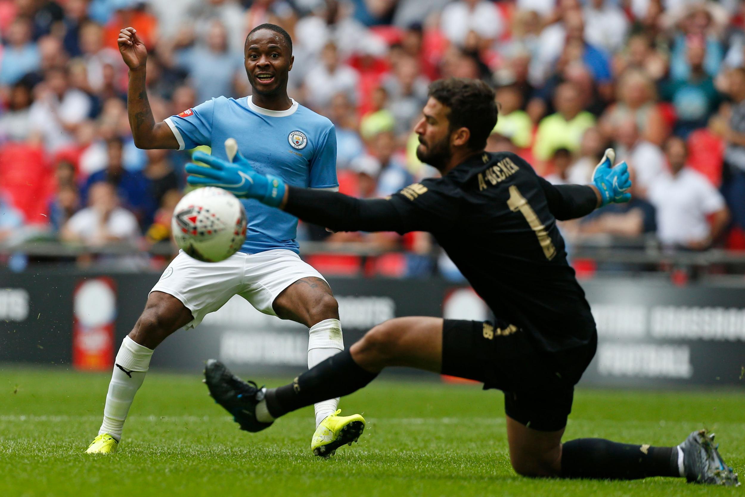 Manchester City winger Raheem Sterling