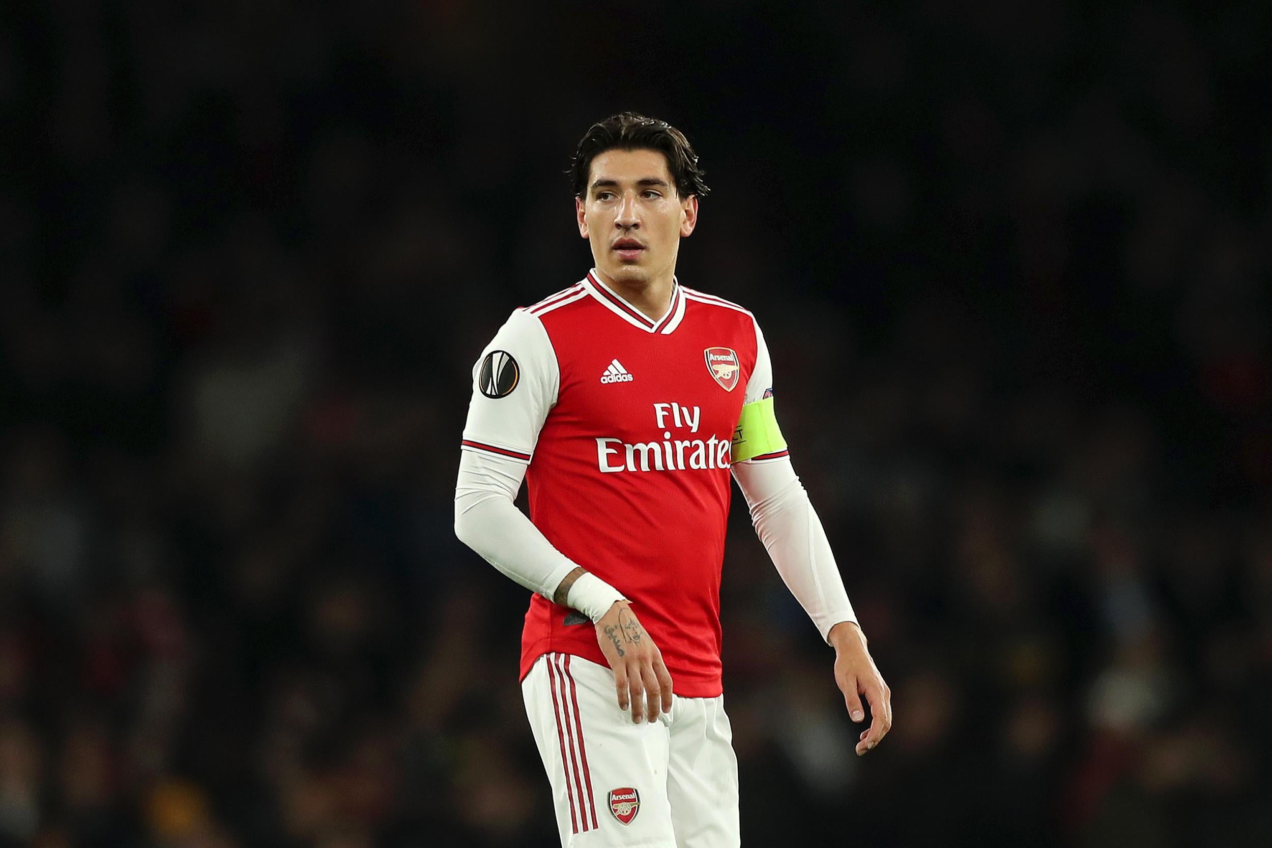 Arsenal defender Hector Bellerin during the UEFA Europa League match against Vitoria Guimaraes