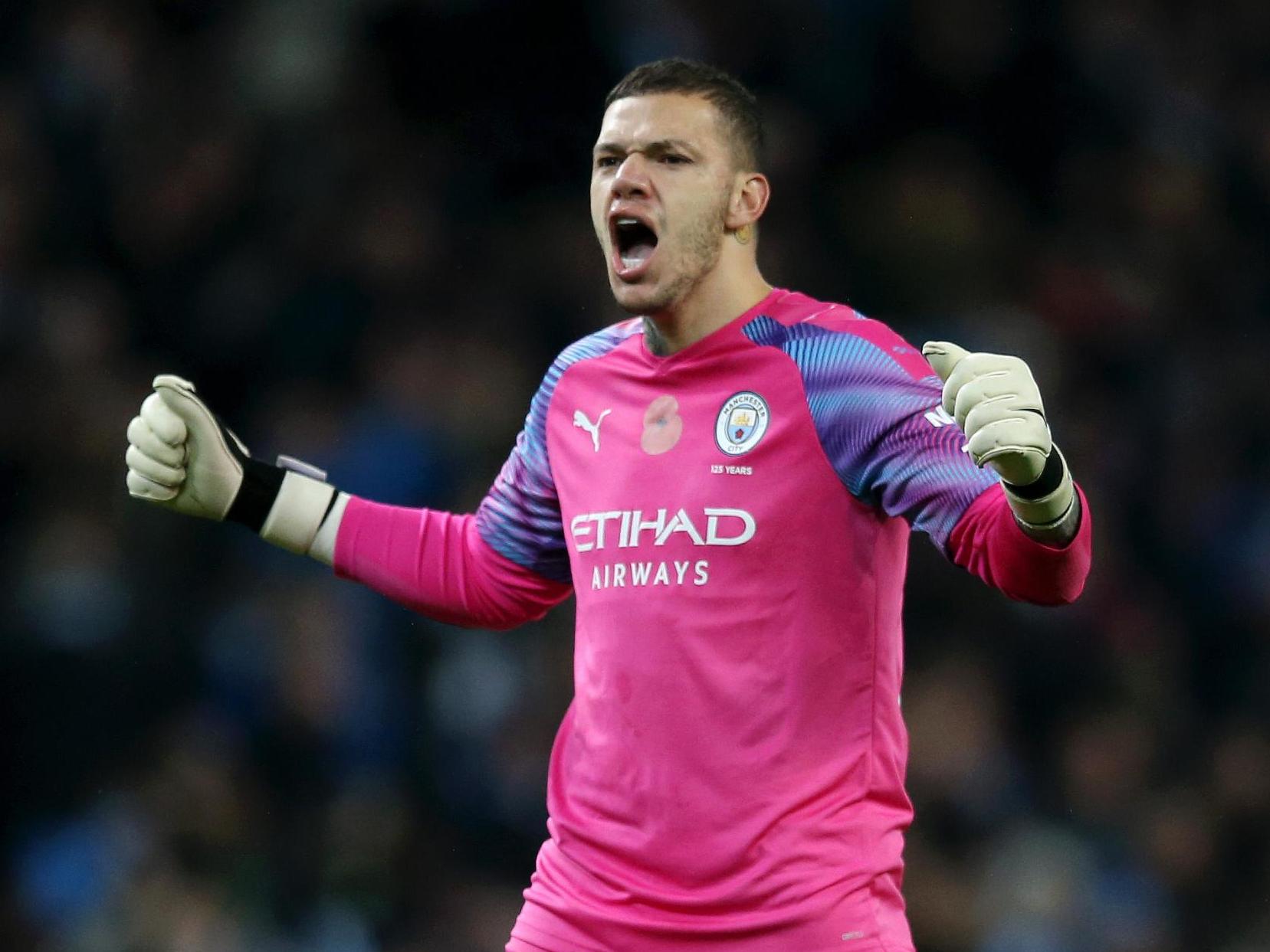 Manchester City goalkeeper Ederson