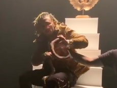 Rapper Lil Pump bitten by a snake on set of new music video