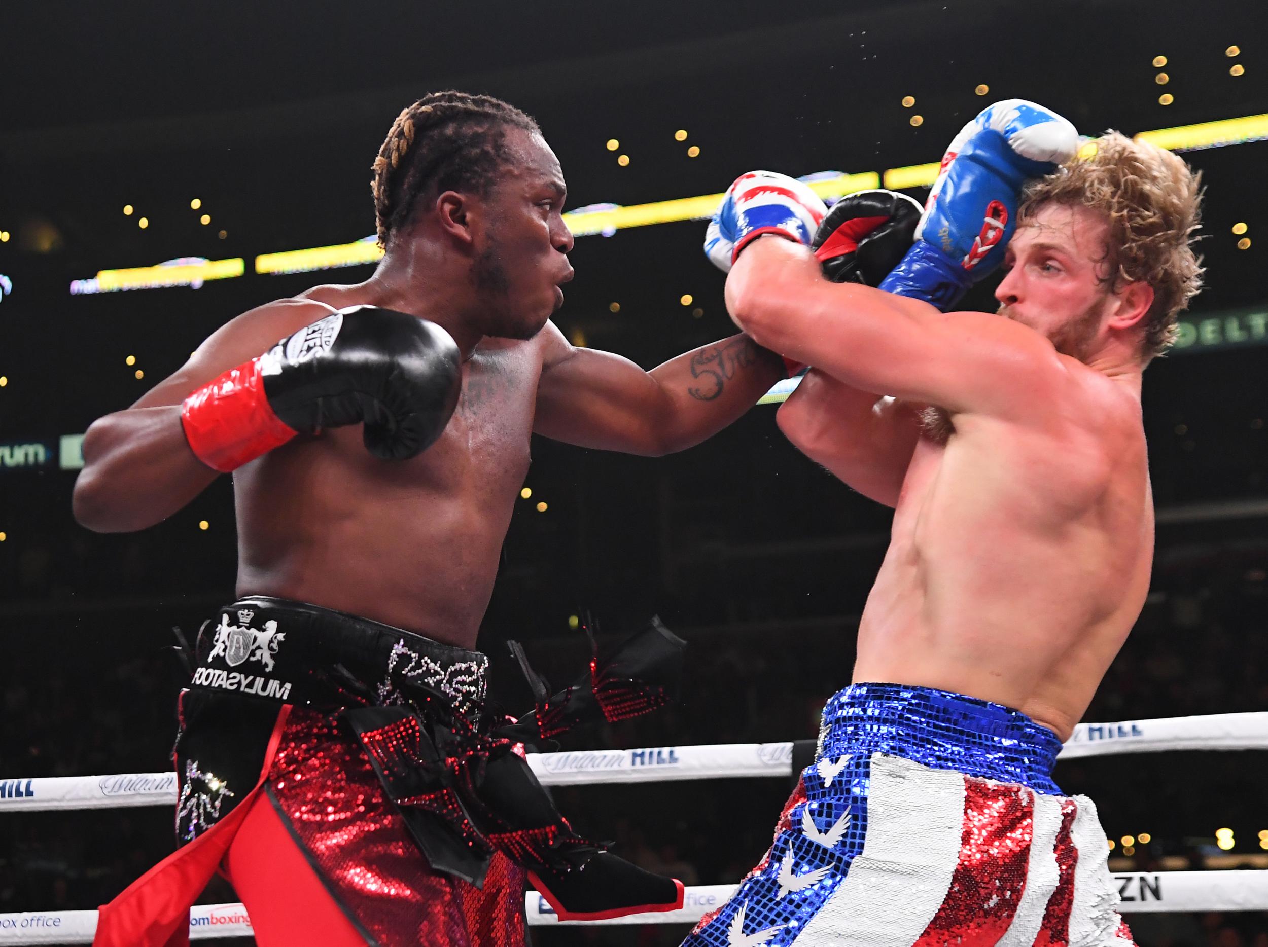 KSI defeated Logan Paul in Los Angeles