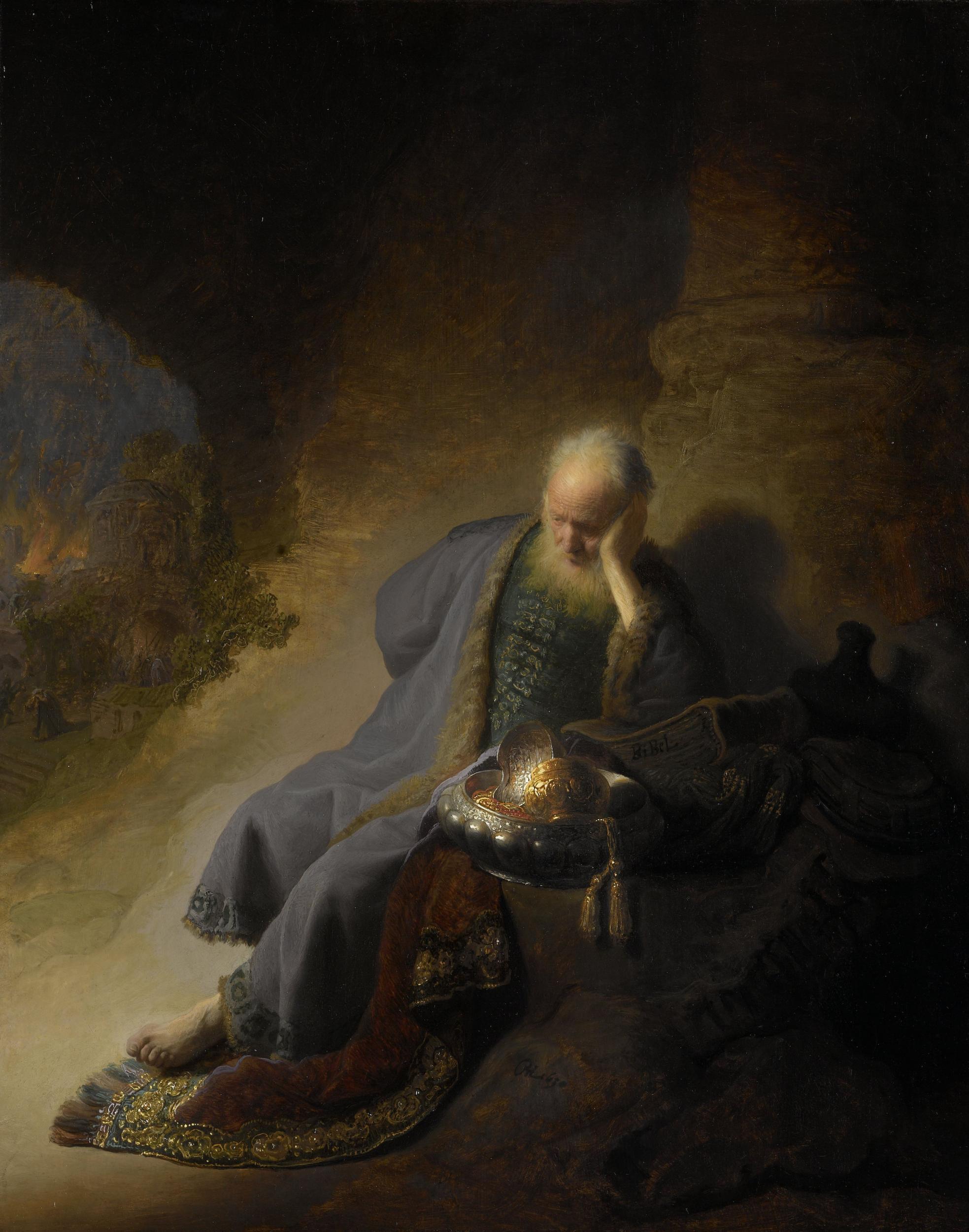 The Prophet Jermiah – lamenting the destruction of Jerusalem, 1630
