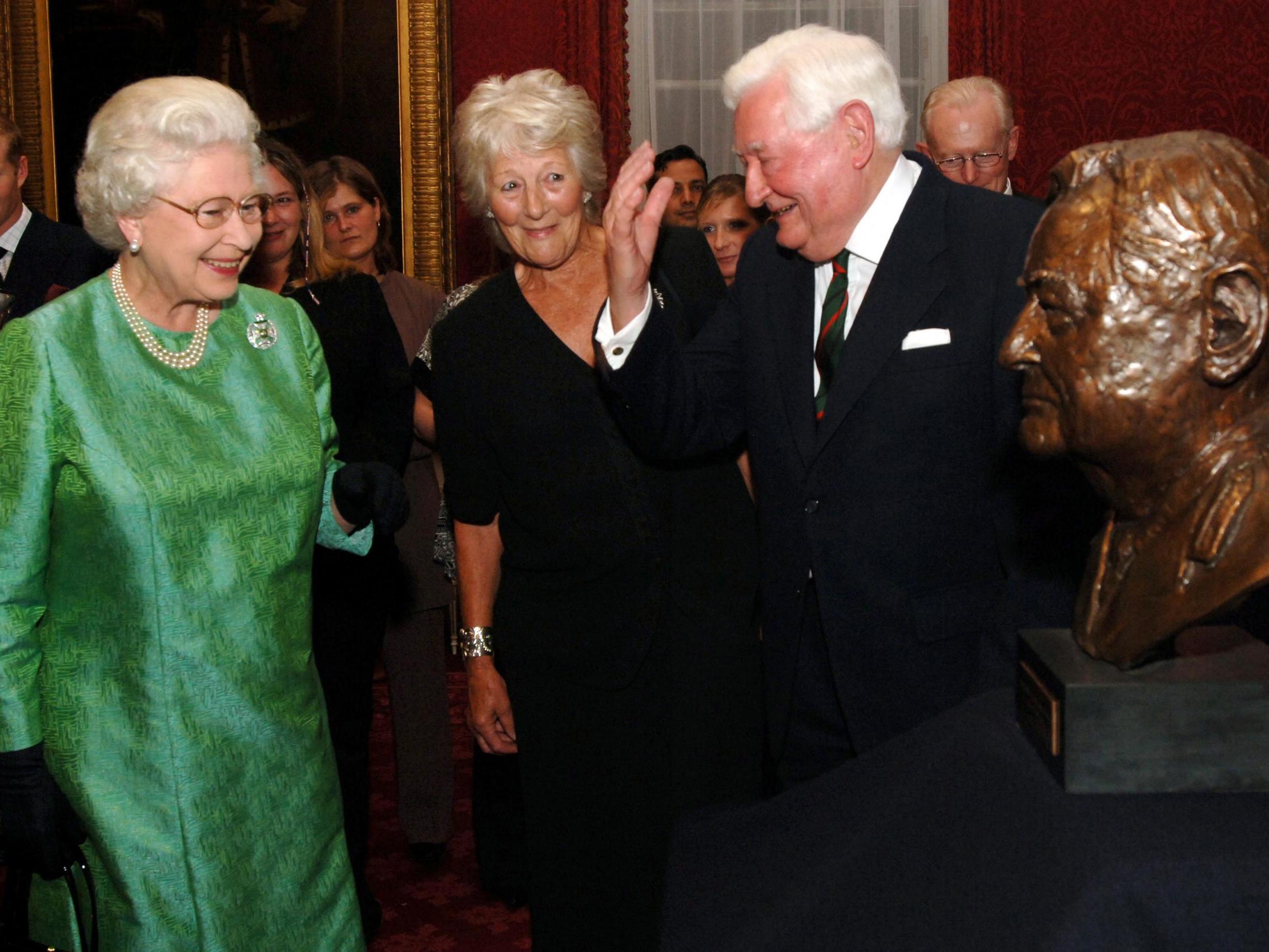 Lord Bramall, seen with the Queen in 2006; his later years were blighted by false allegations of child sexual abuse