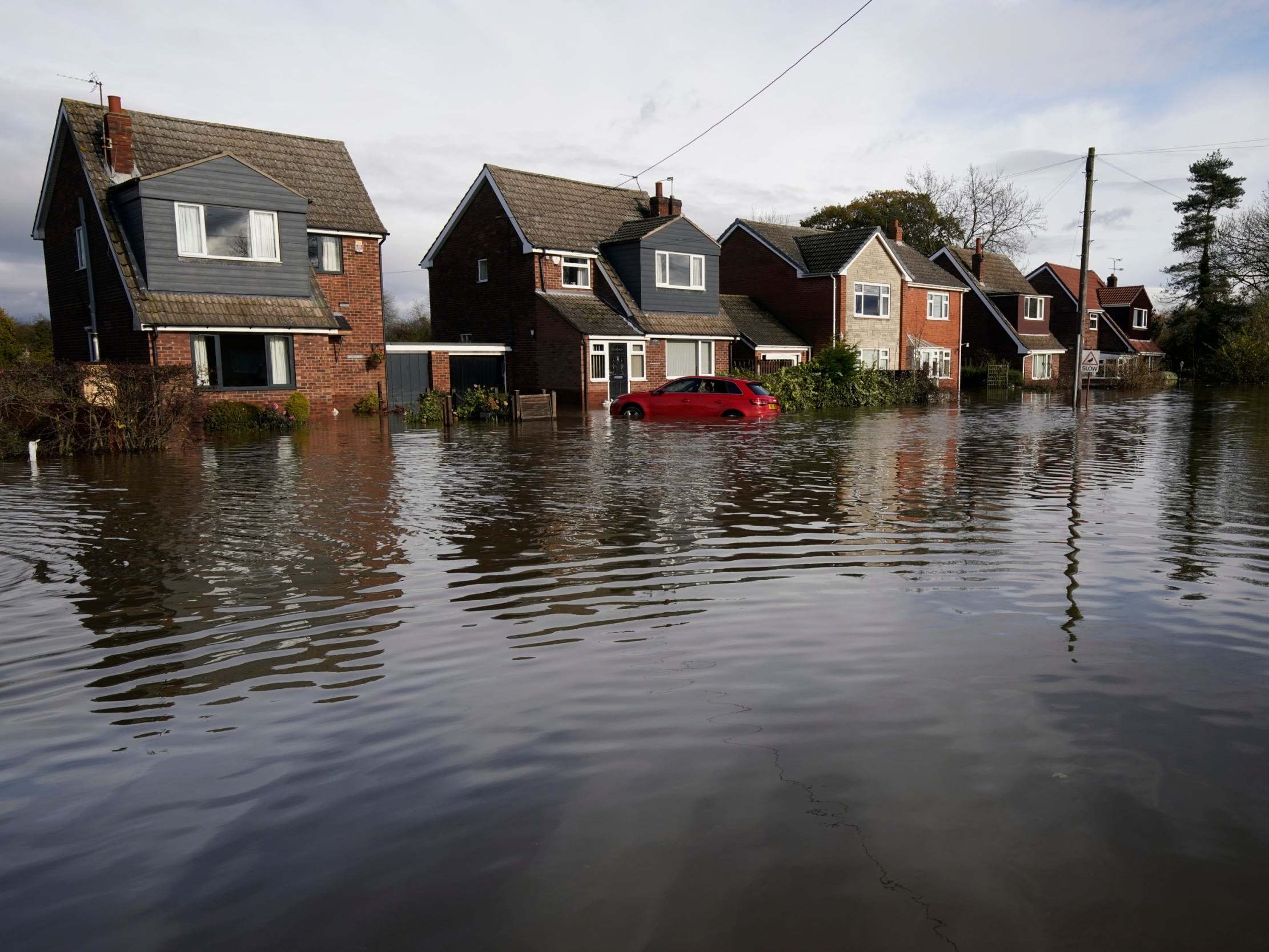 It could take weeks to clear the water from Fishlake, Doncaster Council has warned (Getty)