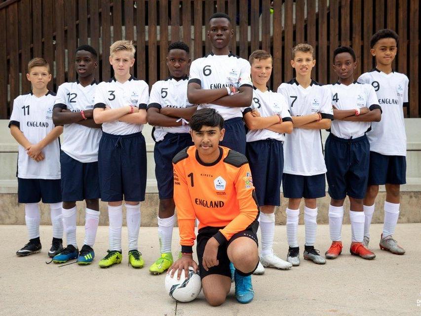 The Newham Schools team represented England at the Danone Nations Cup