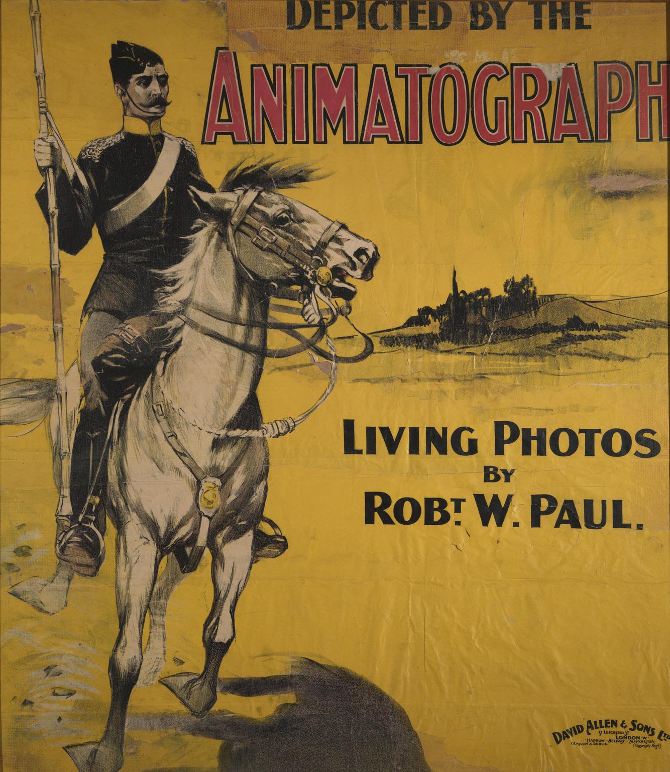 A poster advertising Paul’s moving pictures