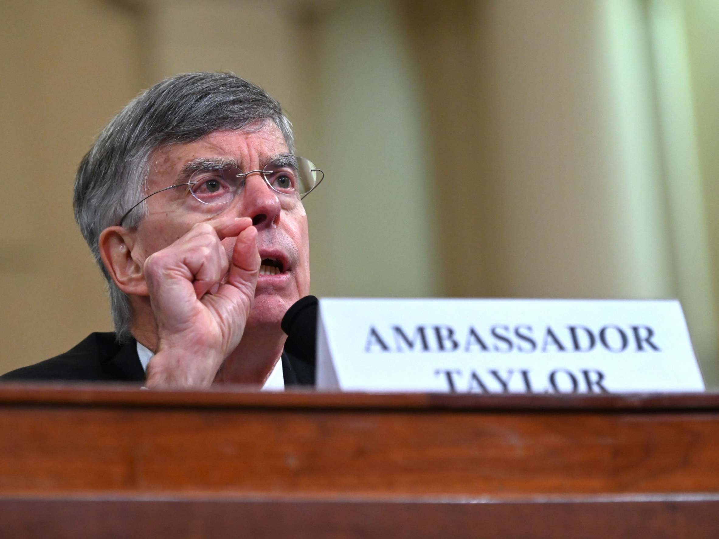 Trump overheard asking about 'Biden investigations' with ambassador