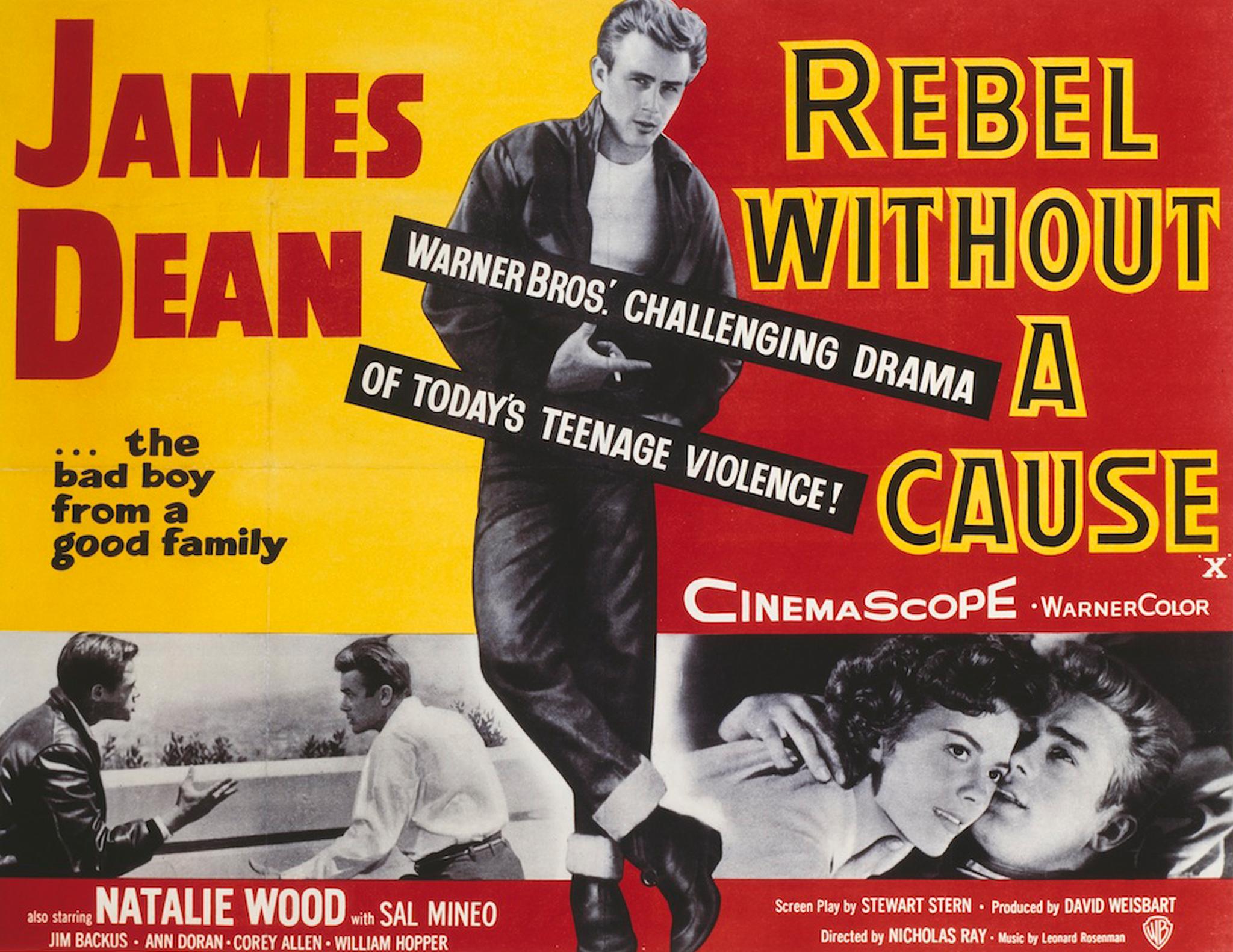 James Dean starred in three major films including ‘Rebel Without a Cause’ before his untimely death in 1955 (Getty)