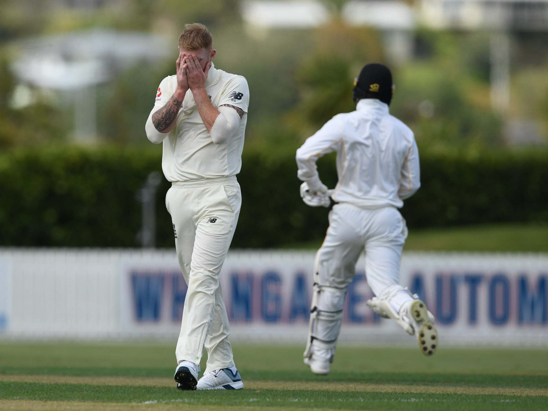 Ben Stokes two wickets, but only after an expensive spell