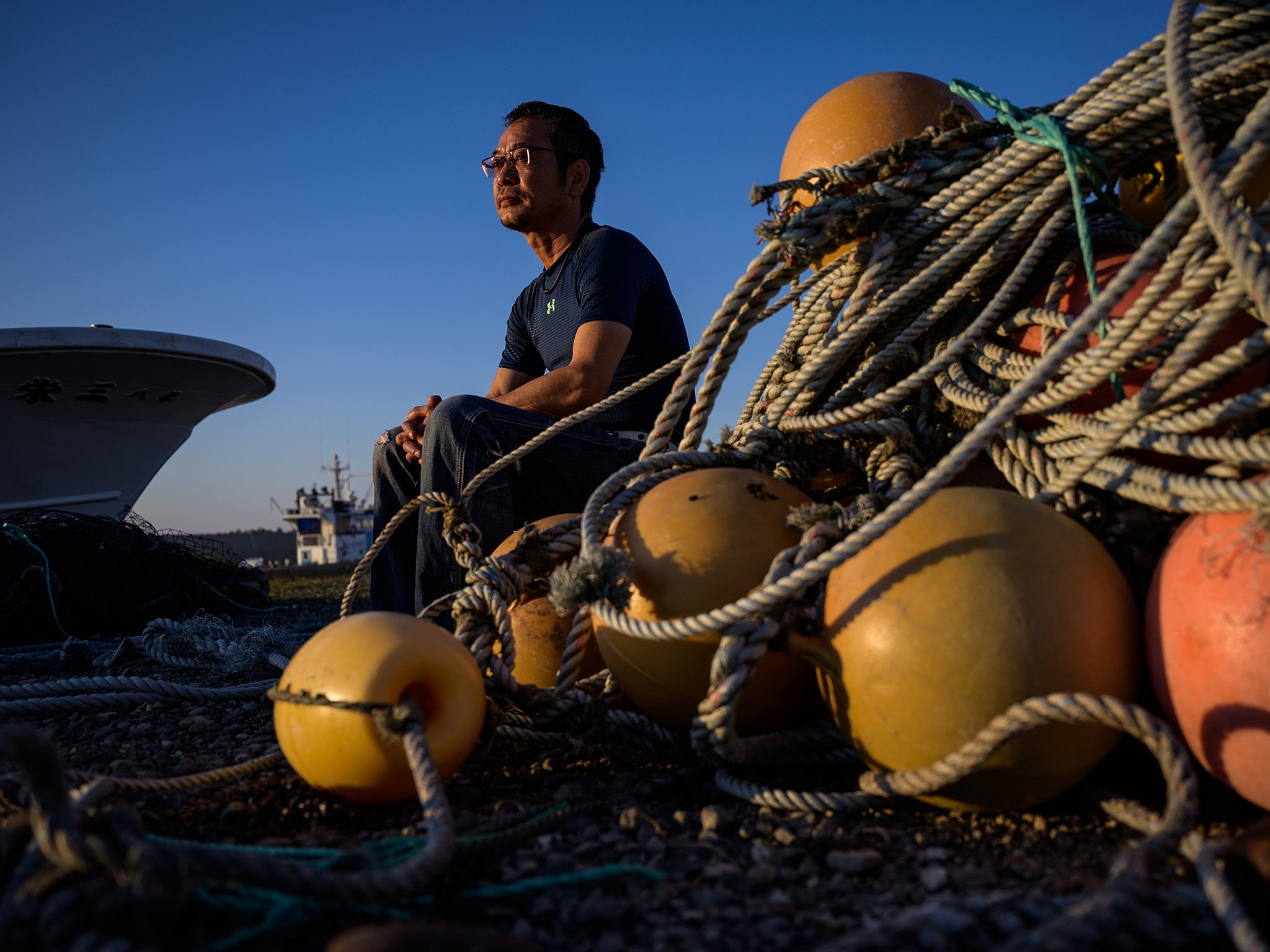 Teruhiko Miura, 53, captain of the Hokushin Maru