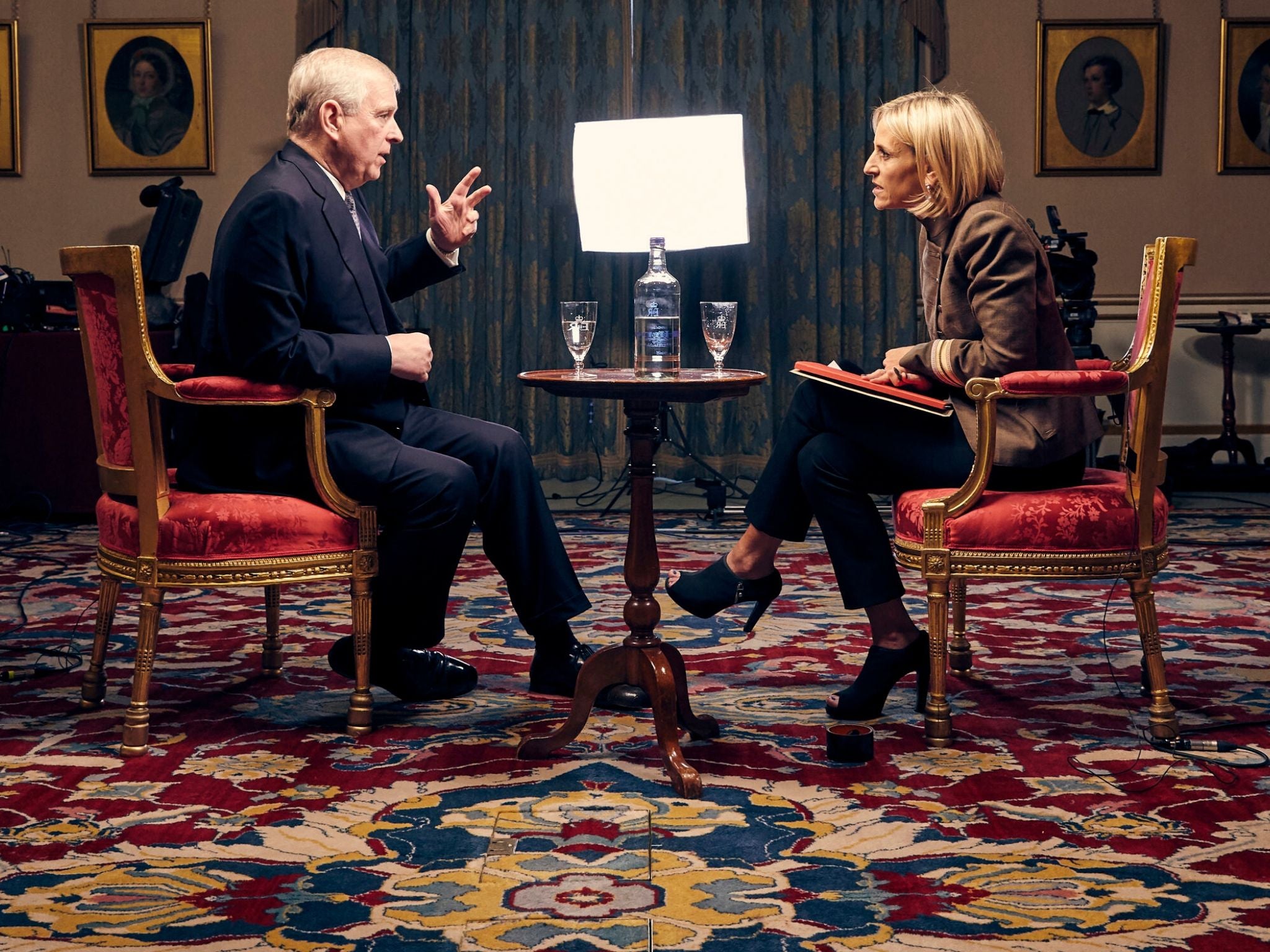 The royal is interviewed by Emily Maitlis for ‘Newsnight’