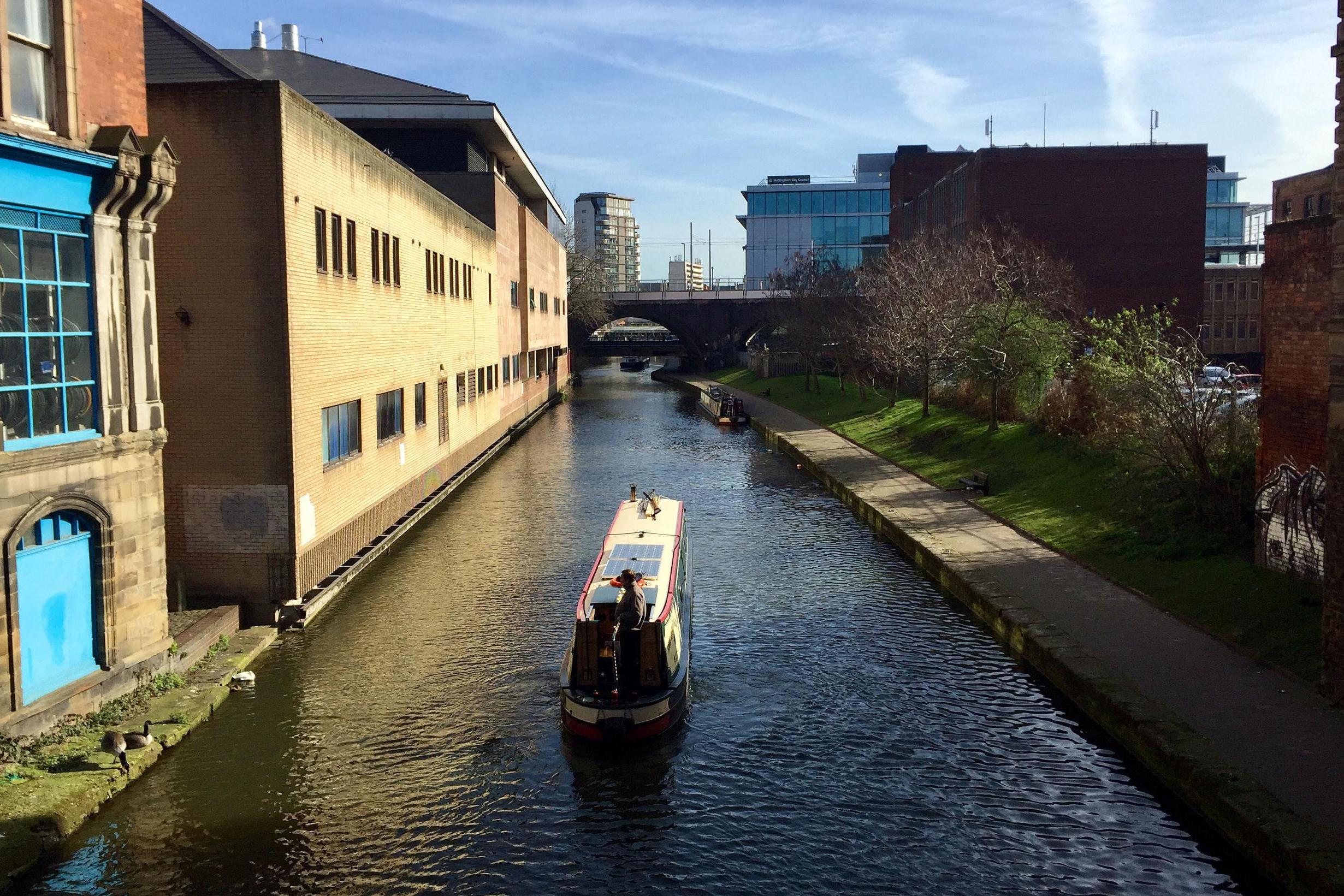 The Beeston Canal in Broxtowe