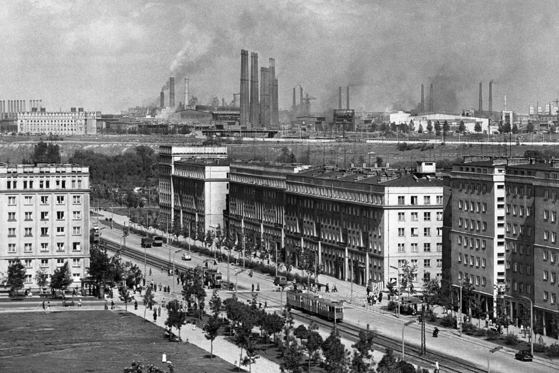 Nowa Huta and the Vladimir Lenin Steelworks in the 1950s