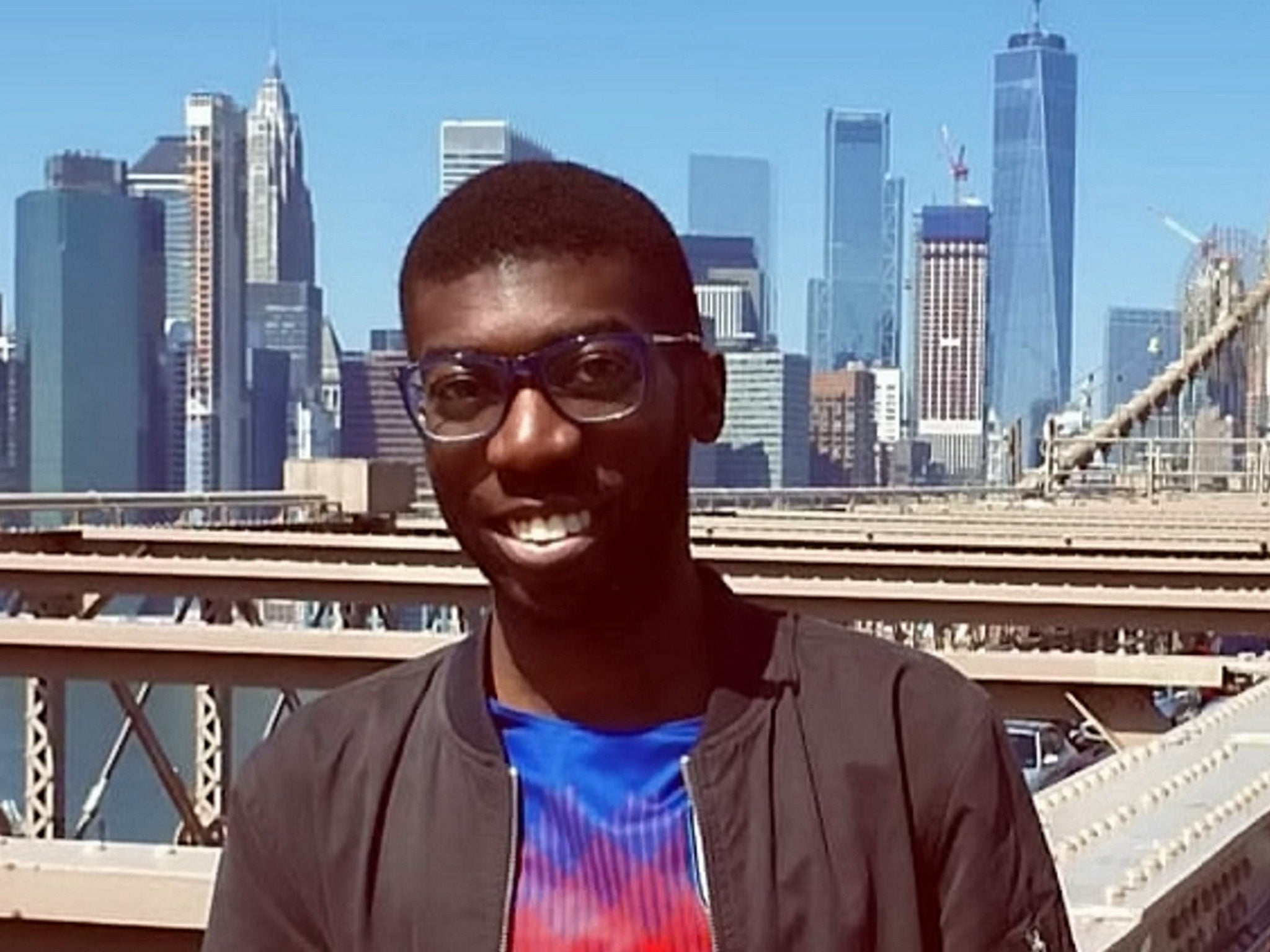 Mark D'arcy-Smith, 24, who had a banana sent to his table by an anonymous customer at a Wetherspoon's pub in Bromley, southeast London, on 8 November.