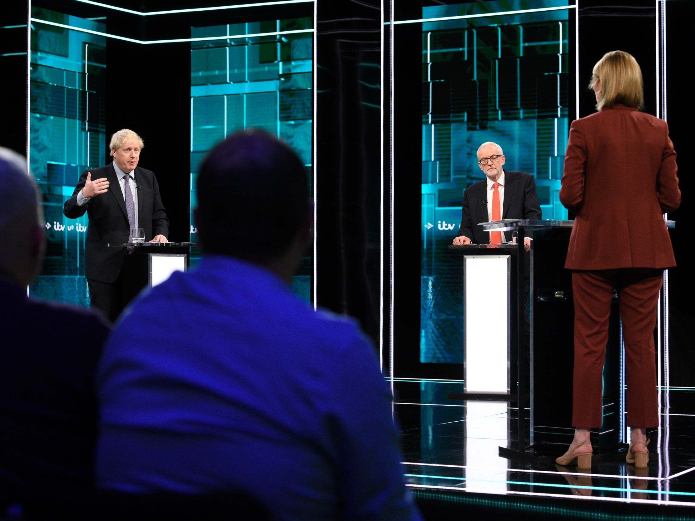 Boris Johnson took on Jeremy Corbyn in a TV debate during the 2019 general election campaign