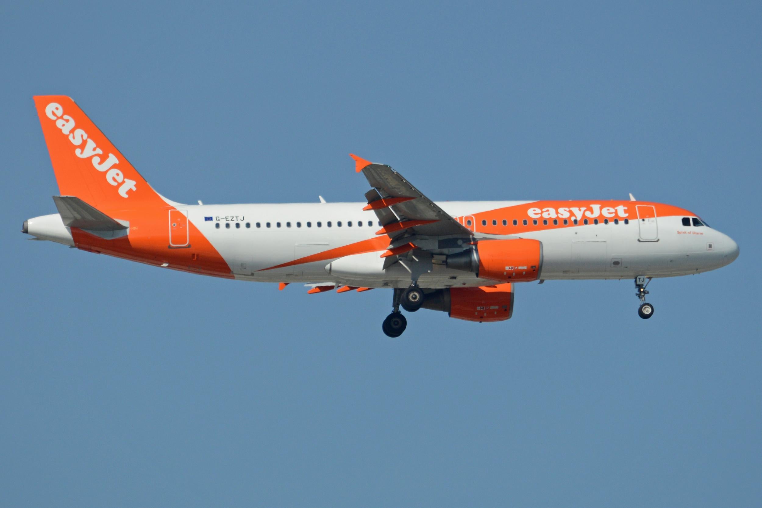 An easyJet A320 had a near-miss