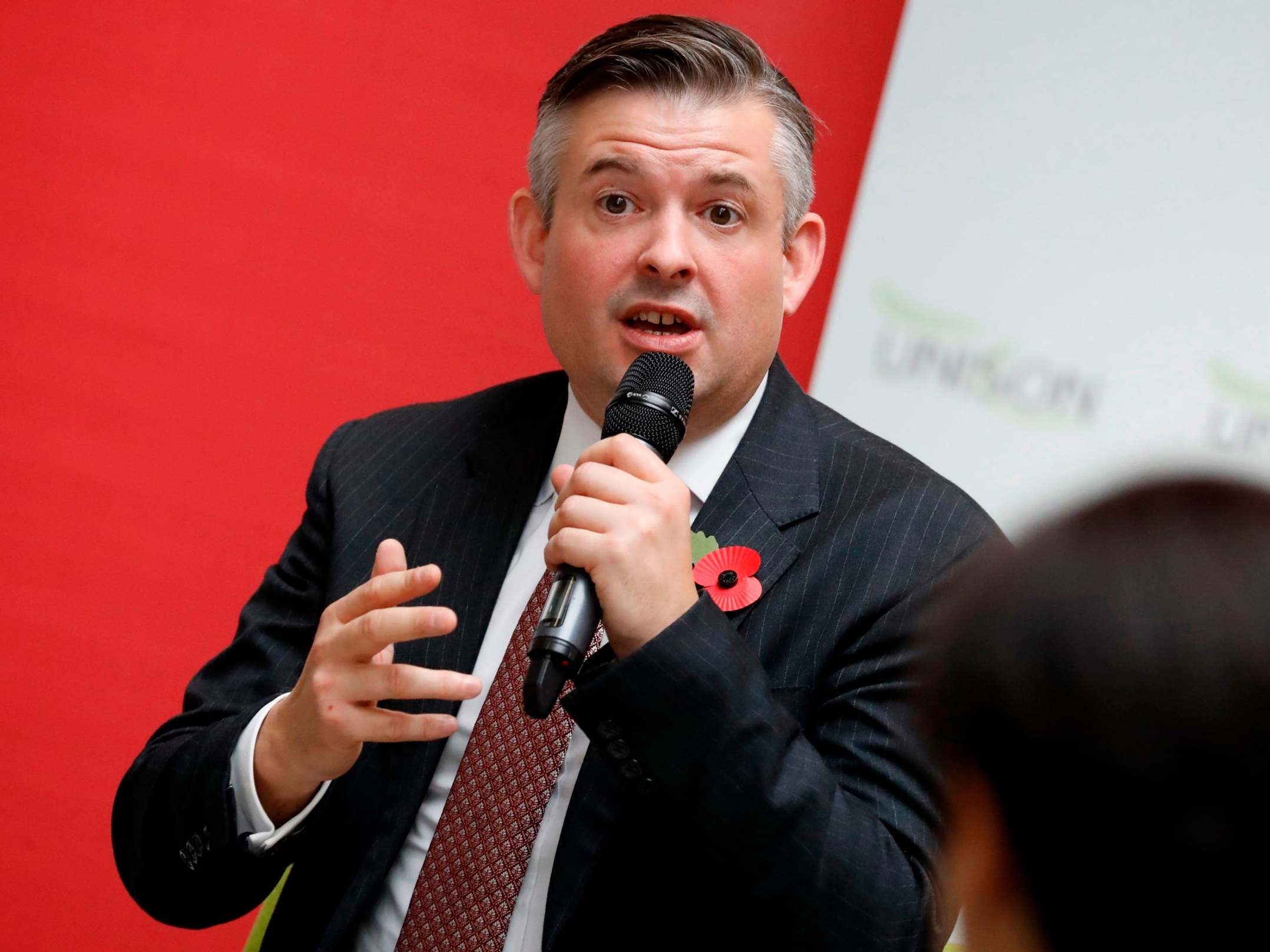 Support: shadow health secretary Jonathan Ashworth