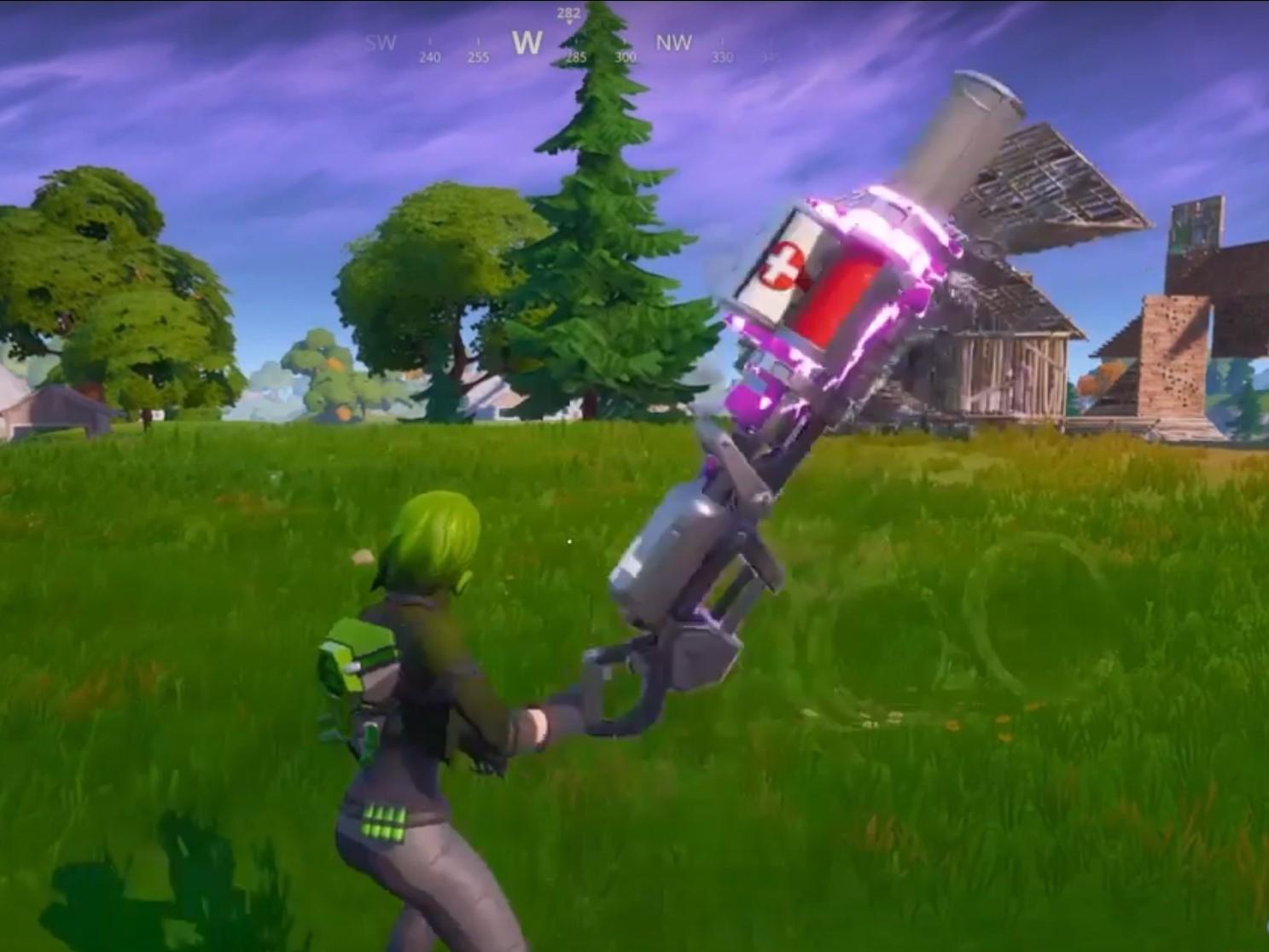 Bandage Bazooka has returned to Fortnite to help players with daily challenges