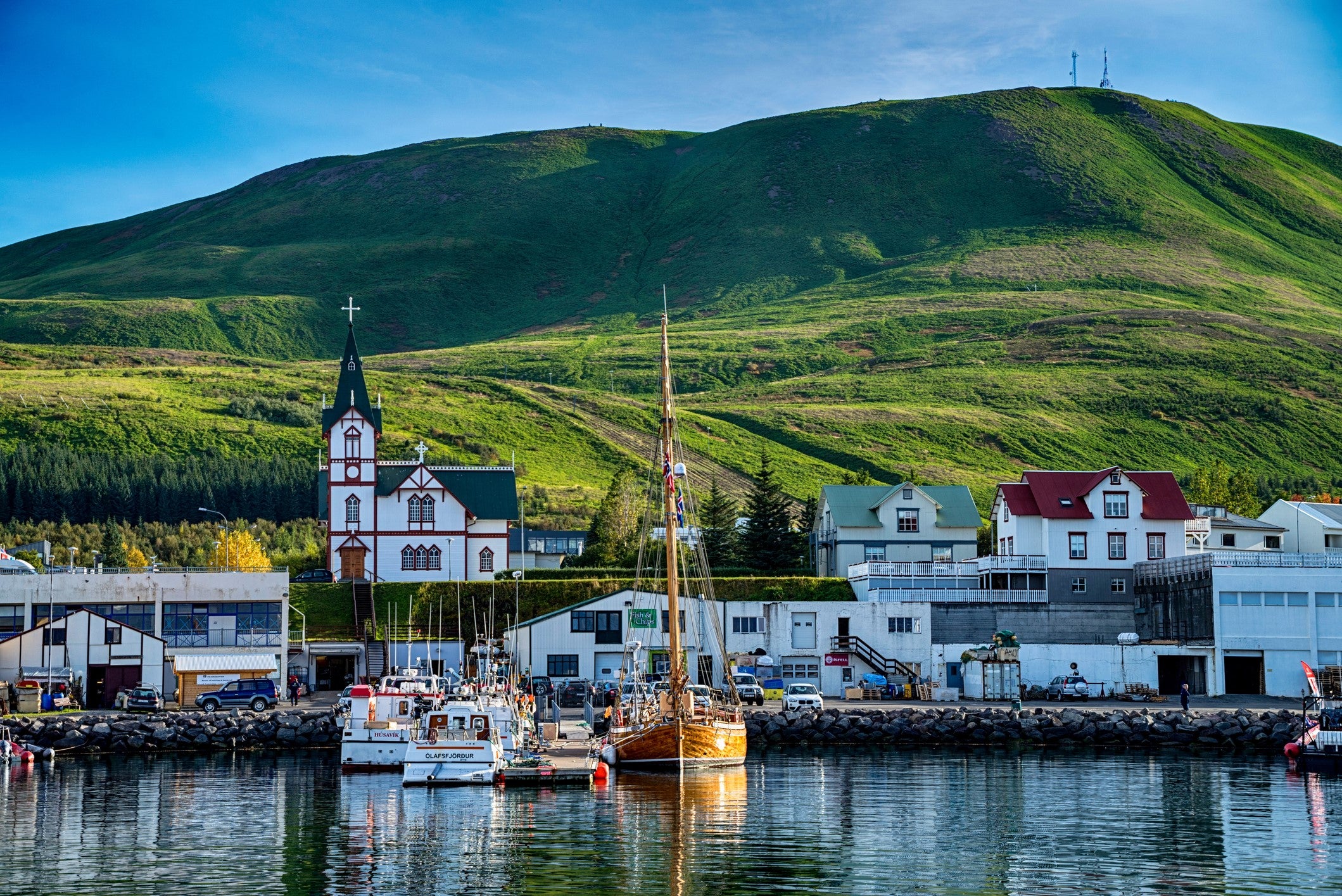 Picture perfect: fishing village Husavik (Getty /iStockphoto)