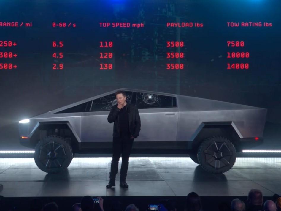 The Tesla Cybertruck is capable of 0-60mph in just 2.9 seconds