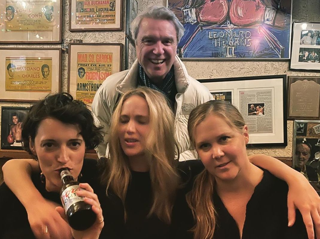 Phoebe Waller-Bridge, Jennifer Lawrence, David Byrne and Amy Schumer