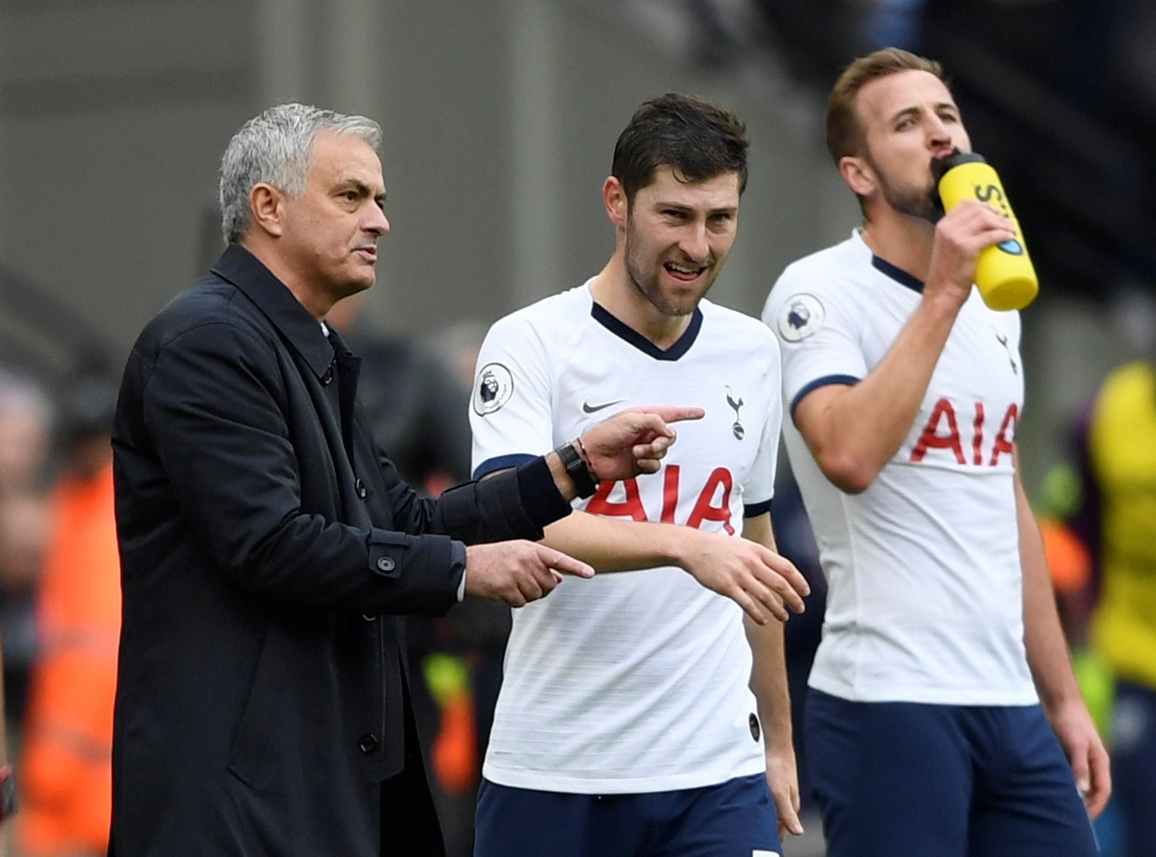 Mourinho in his first Spurs game