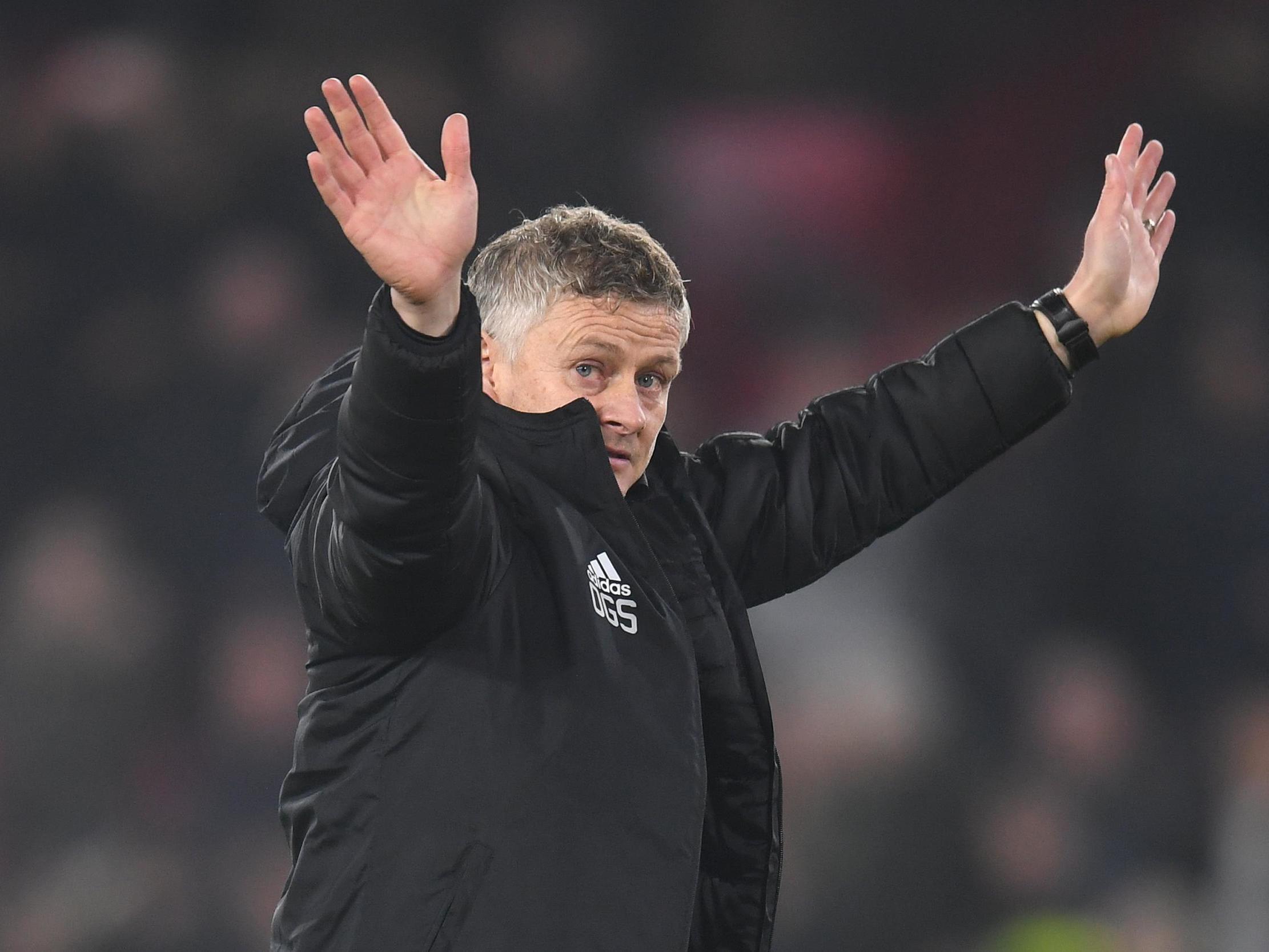 Manchester United manager Ole Gunnar Solskjaer