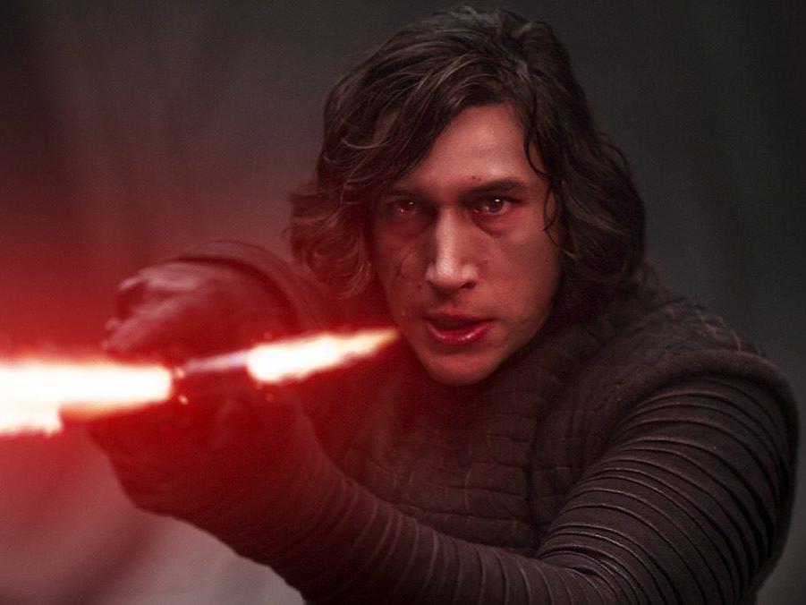 Adam Driver as Kylo Ren in 'Star Wars: The Rise of Skywalker'