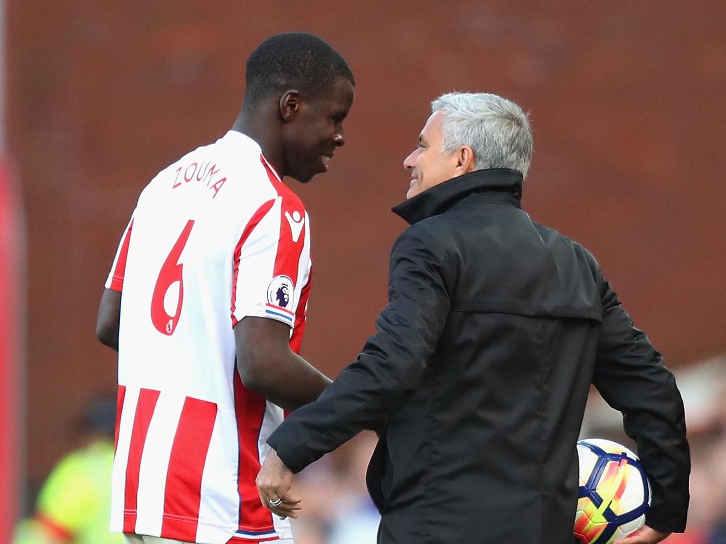 Kurt Zouma and Jose Mourinho