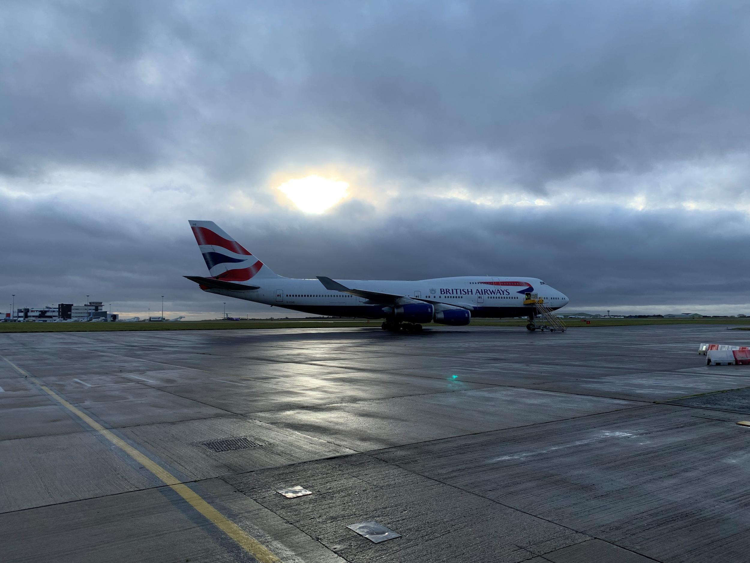 British Airways yesterday retired one of its 747s