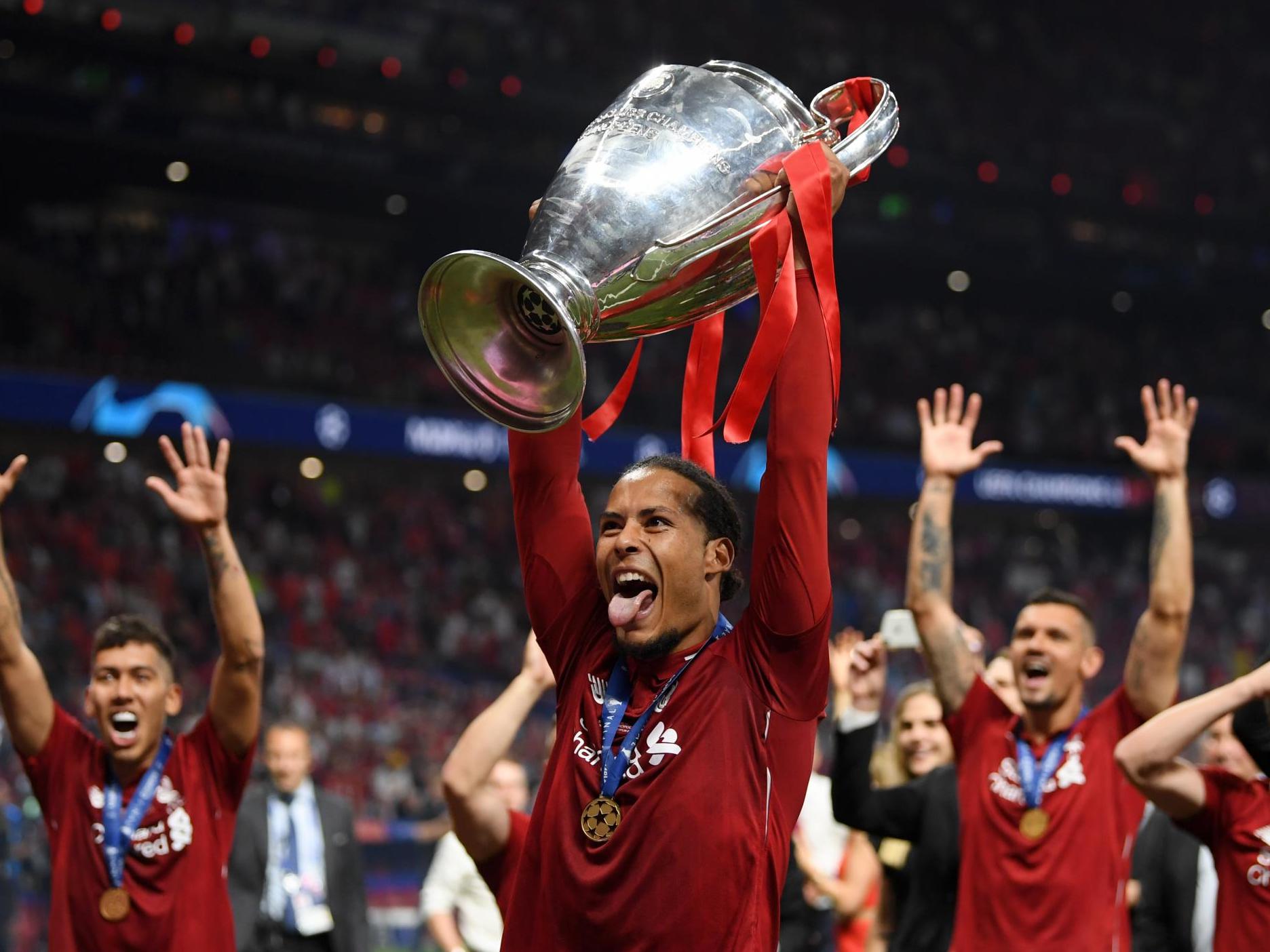 Virgil Van Dijk has been nominated for the Uefa Team of the Year