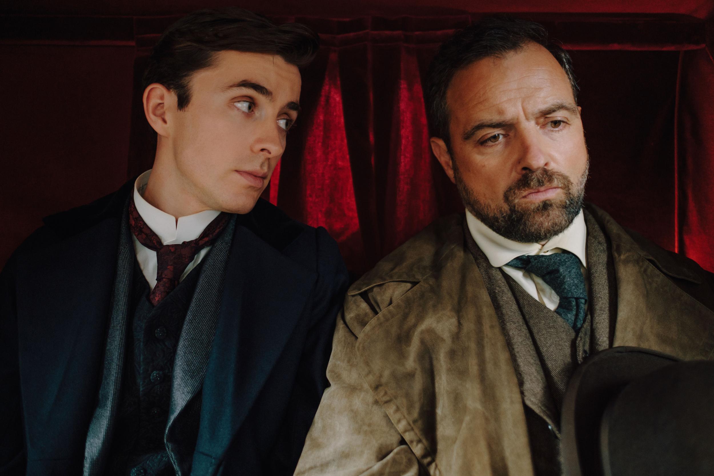 Max (Matthew Beard) and Oskar (Jürgen Maurer) team up in ‘Vienna Blood’