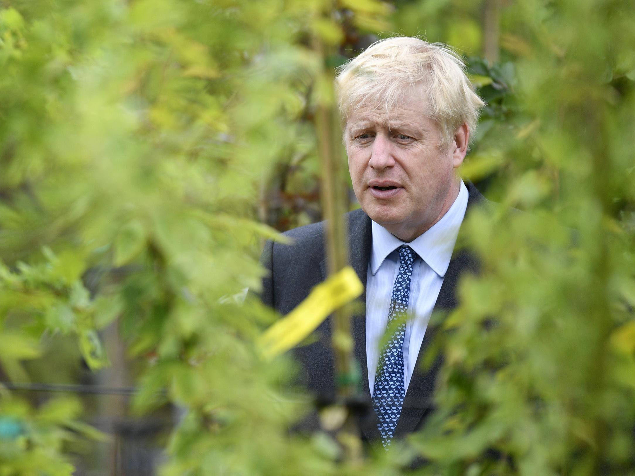 Boris Johnson on the campaign trail