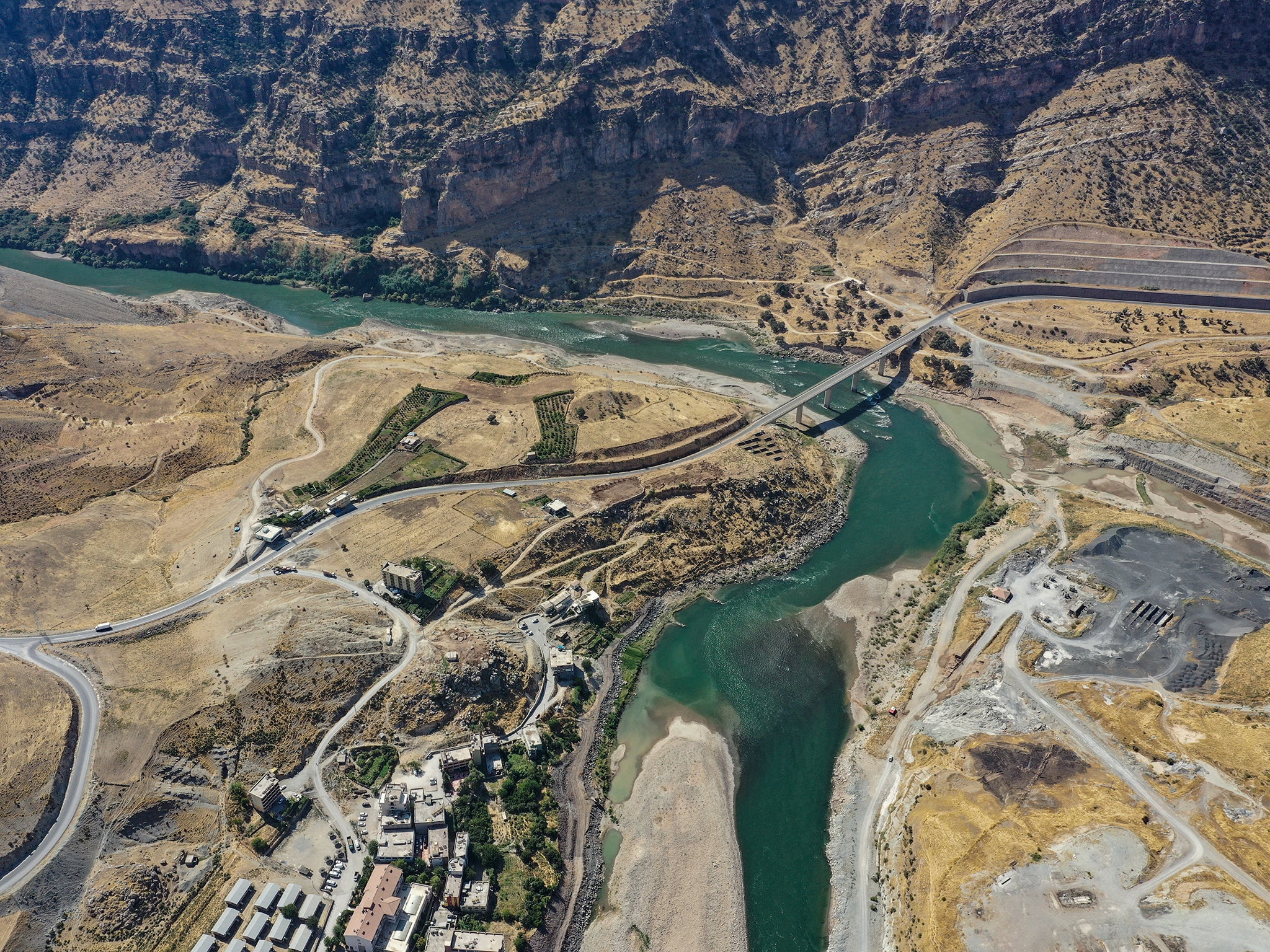 Turkey has promoted the dam as a vital development project – part of a larger network aimed at reducing the country's dependency on energy imports