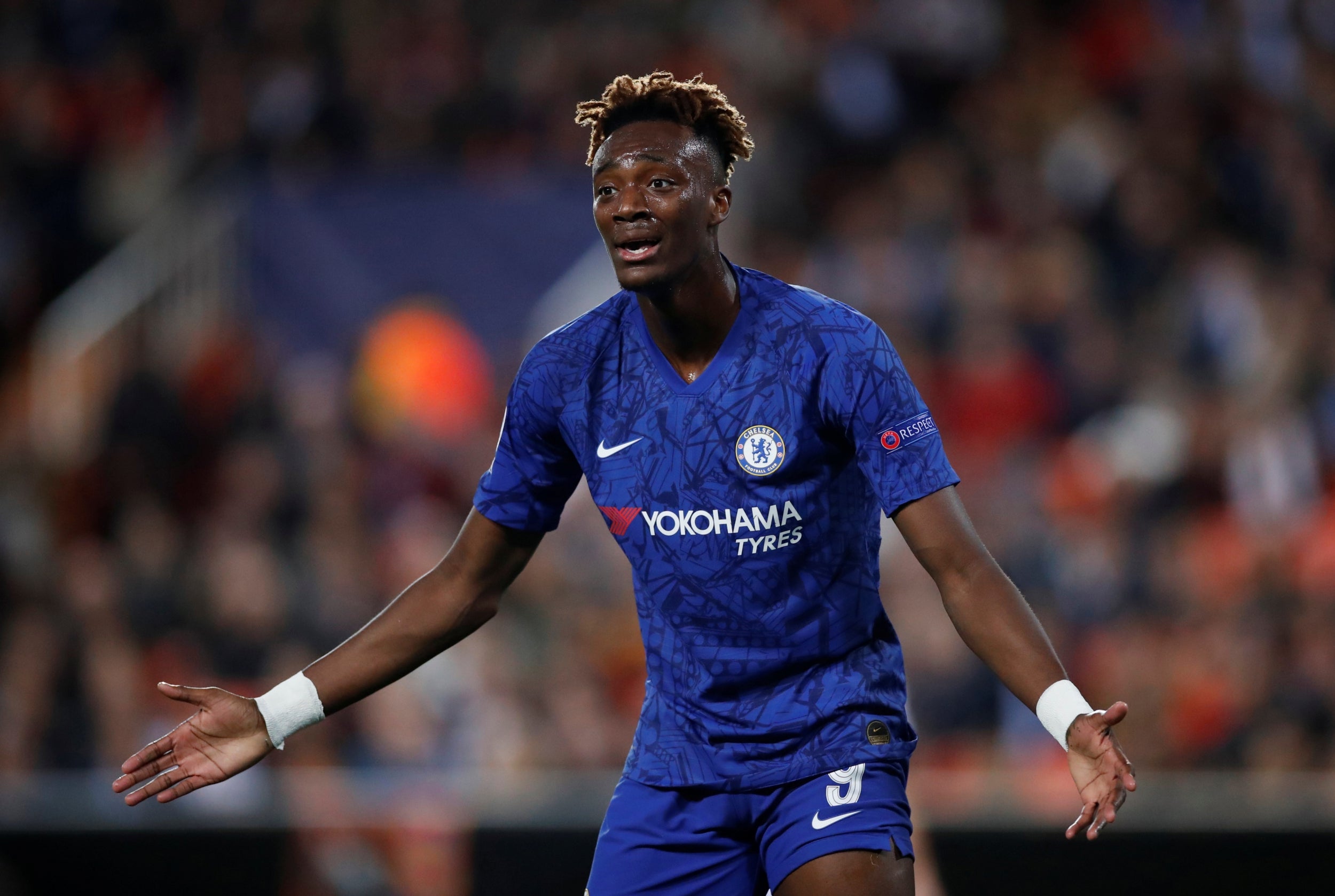 Chelsea are waiting to see if Tammy Abraham can make a return (Reuters)