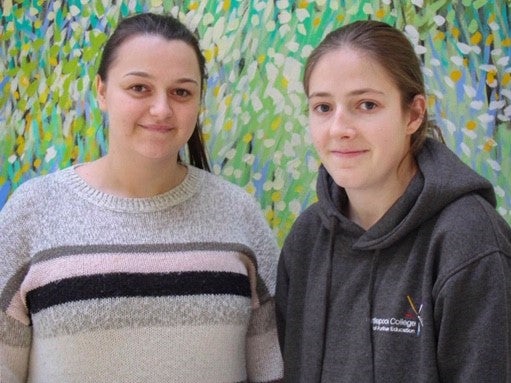 Chloe Harper and Leah Cornforth