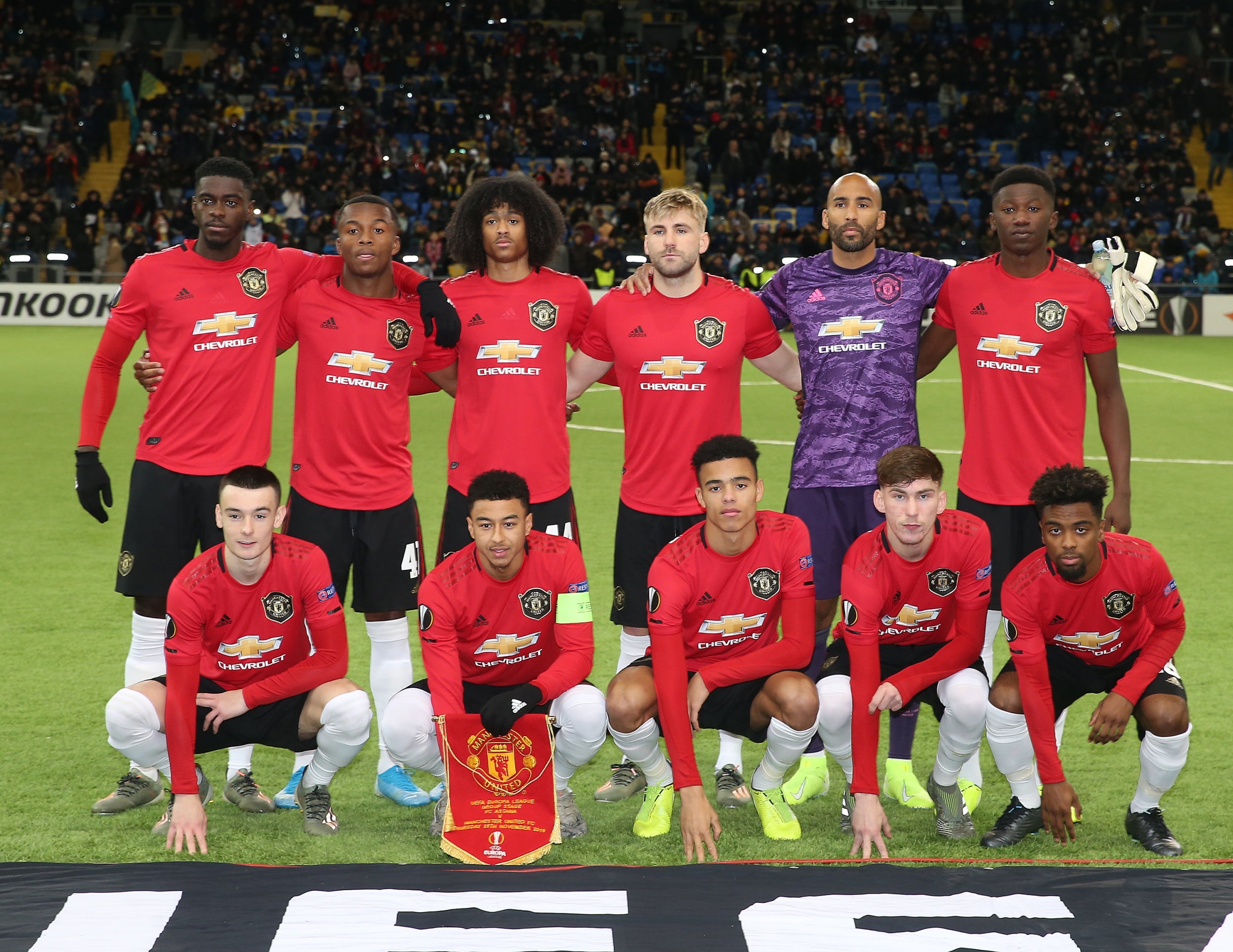 United fielded a young line-up in the Europa League (Getty)