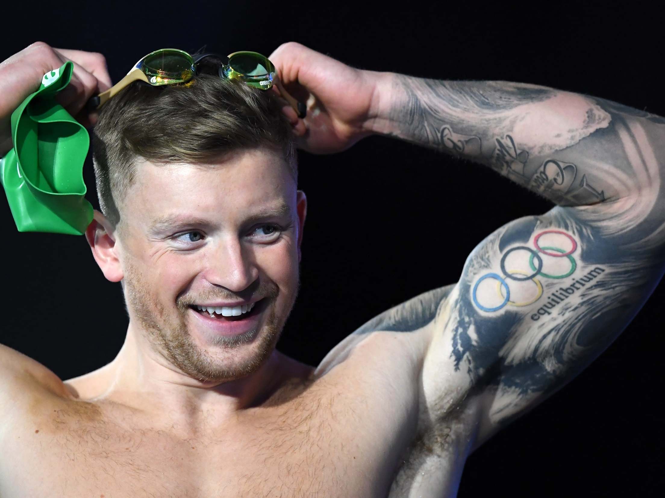 Adam Peaty competed for London Roar at the ISL 2019