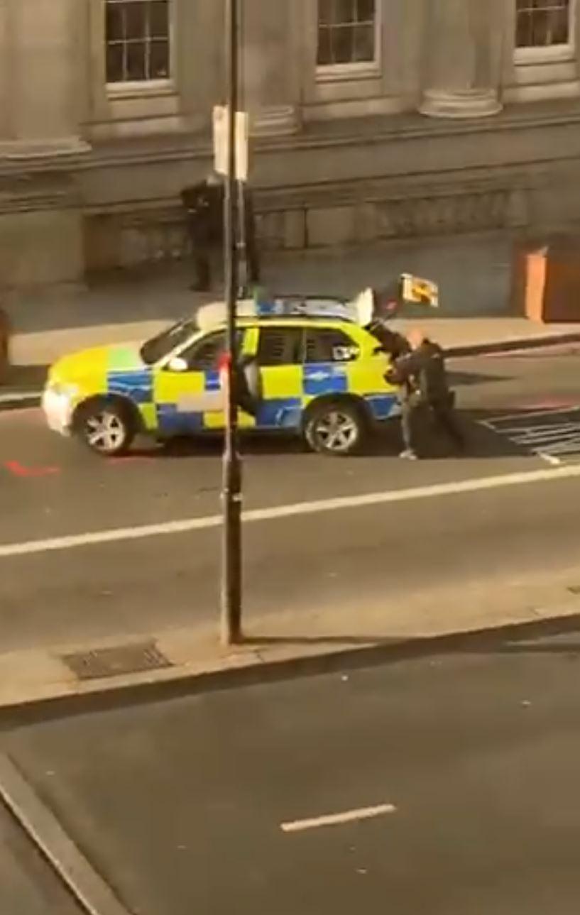 Armed police on London Bridge