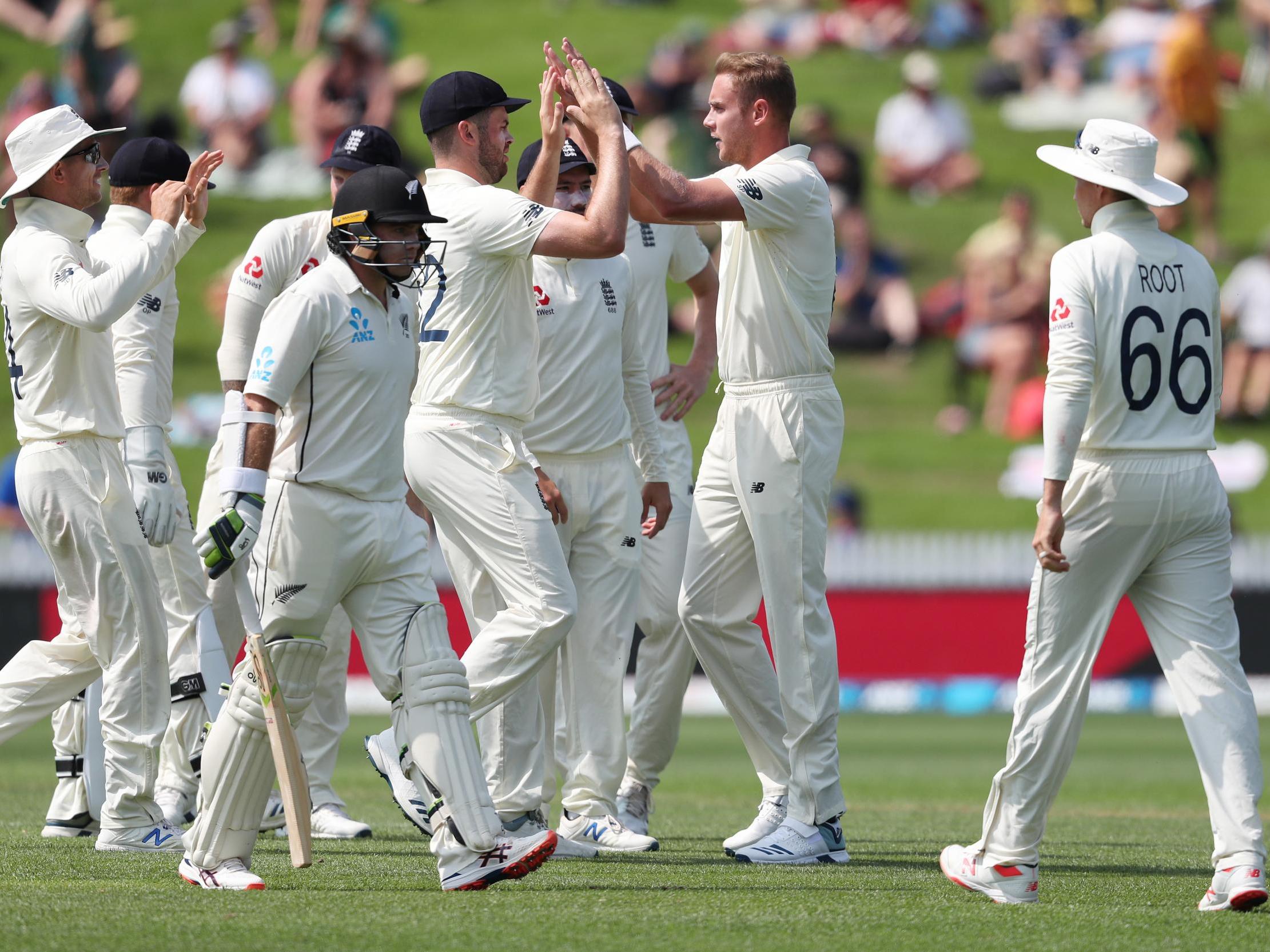 Stuart Broad enjoyed a fine run of form on the second day of the second Test