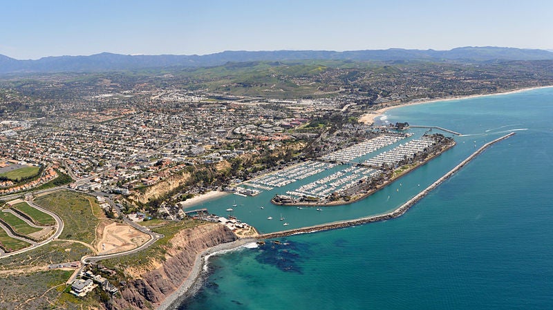 Beaches were closed from Newport Beach to Dana Point