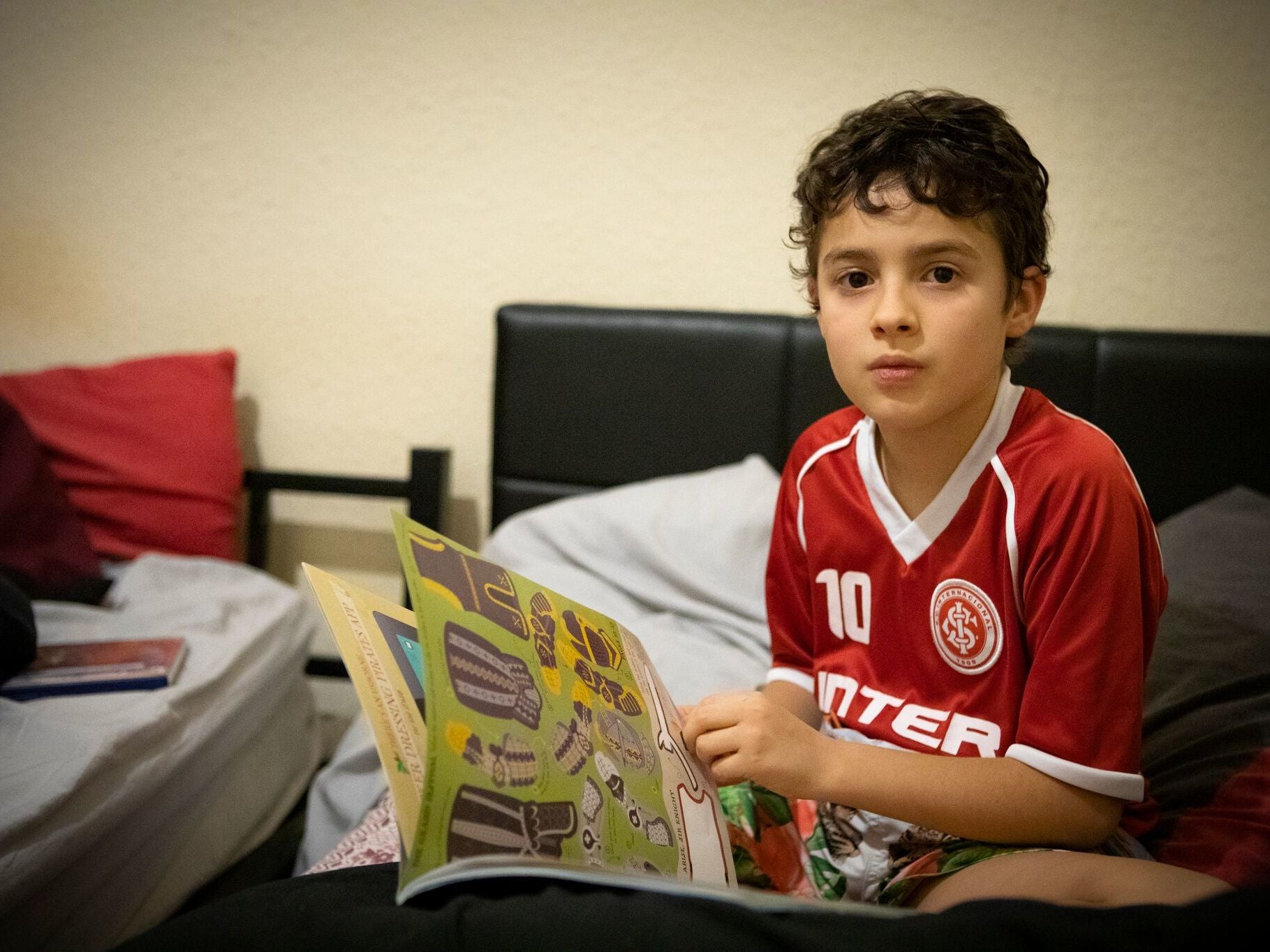 Will, 10, says living in a B&B, where he shared a single room with his parents and younger brother, is 'worse than being in a real-life horror film'