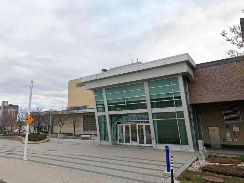 The metro station in Laval where Bela Kosoian was arrested for not holding an escalator handrail