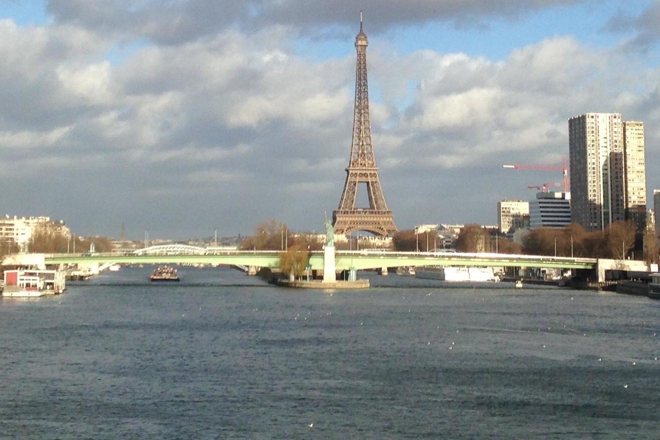 Troubled skies: hundreds of flights to Paris and other French cities have been cancelled