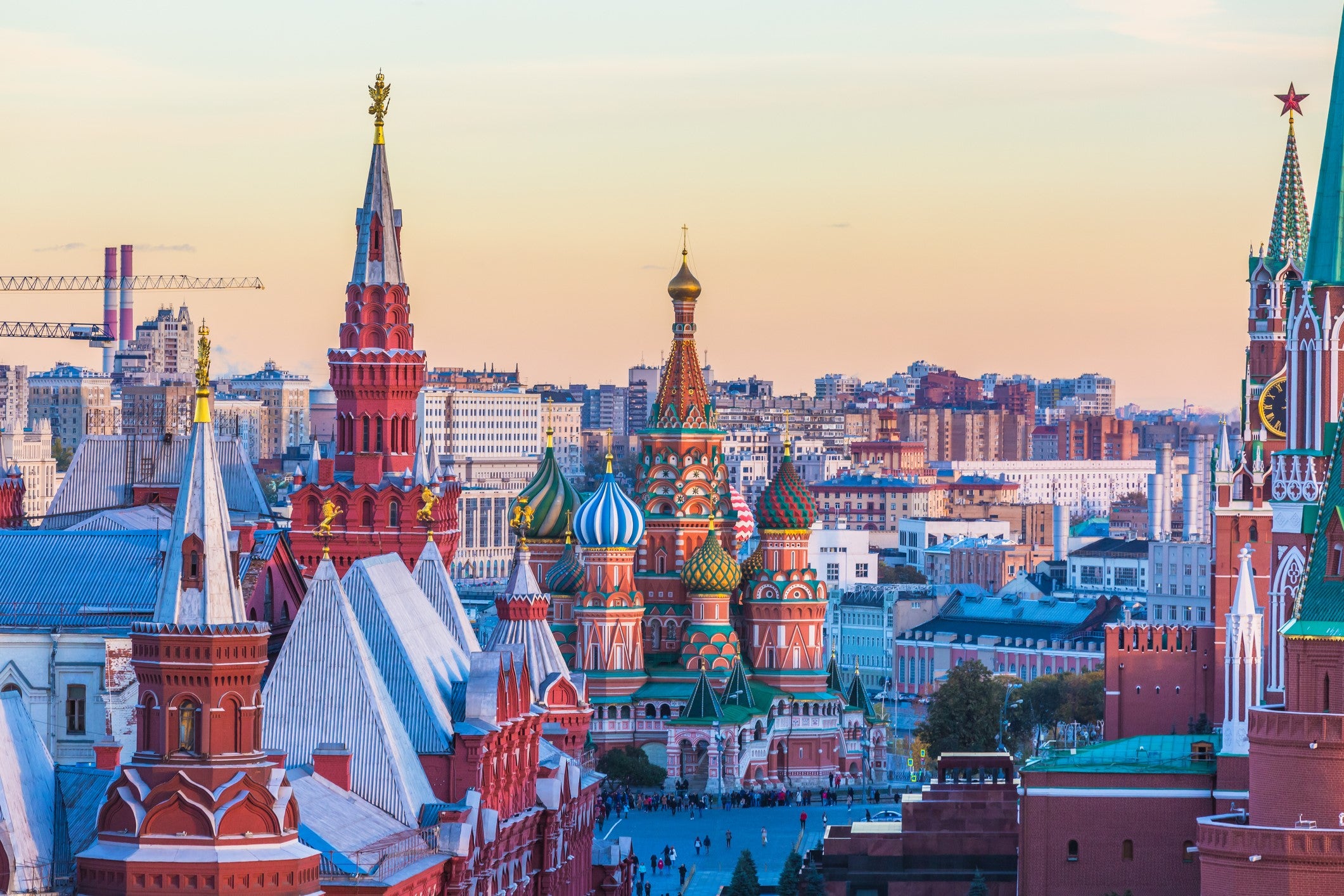 Moscow’s Red Square: next stop beyond Europe’s Interrail pass (Getty/iStock)