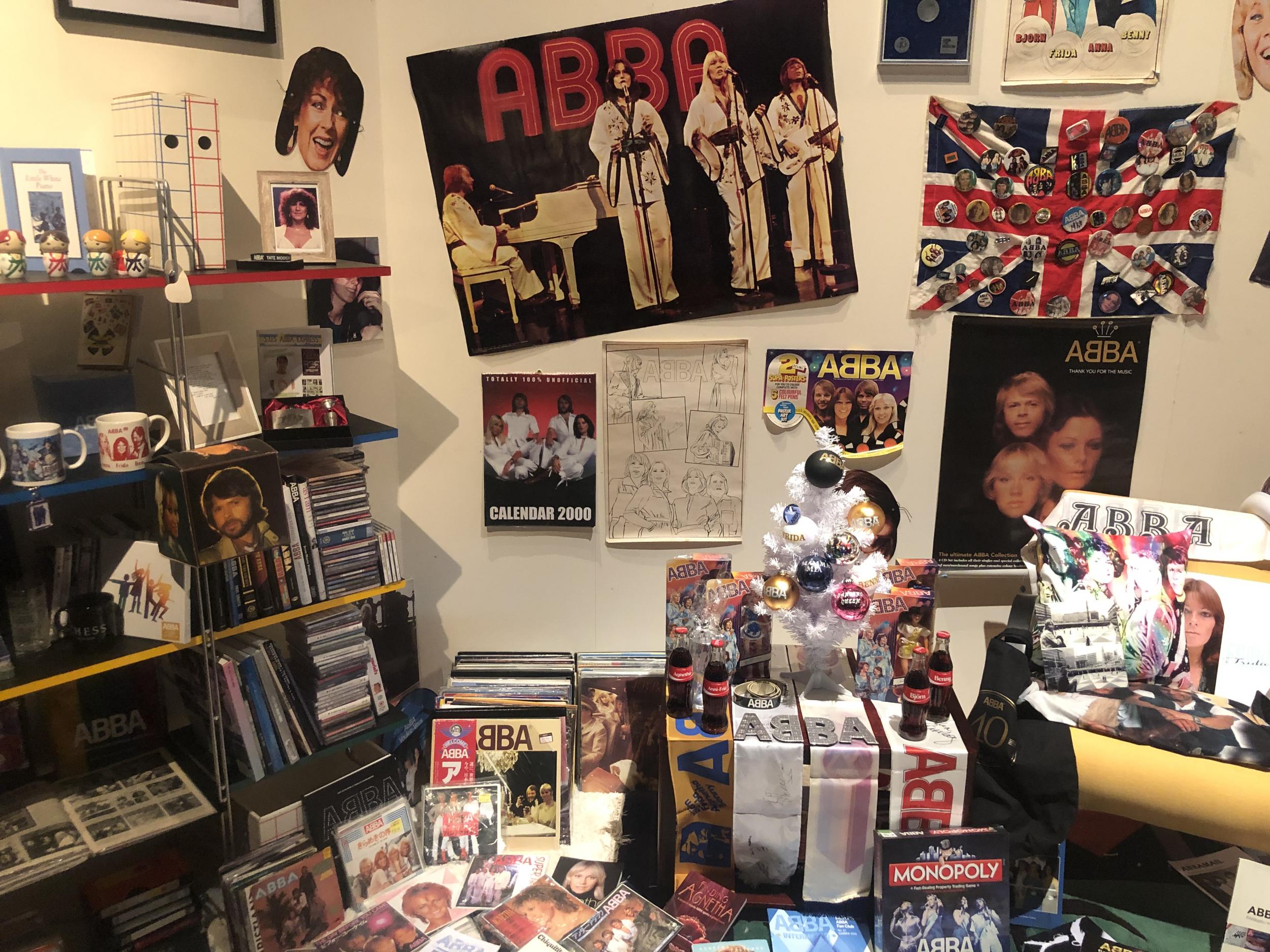 Winner takes it all: the recreated Abba room of Andrew Boardman