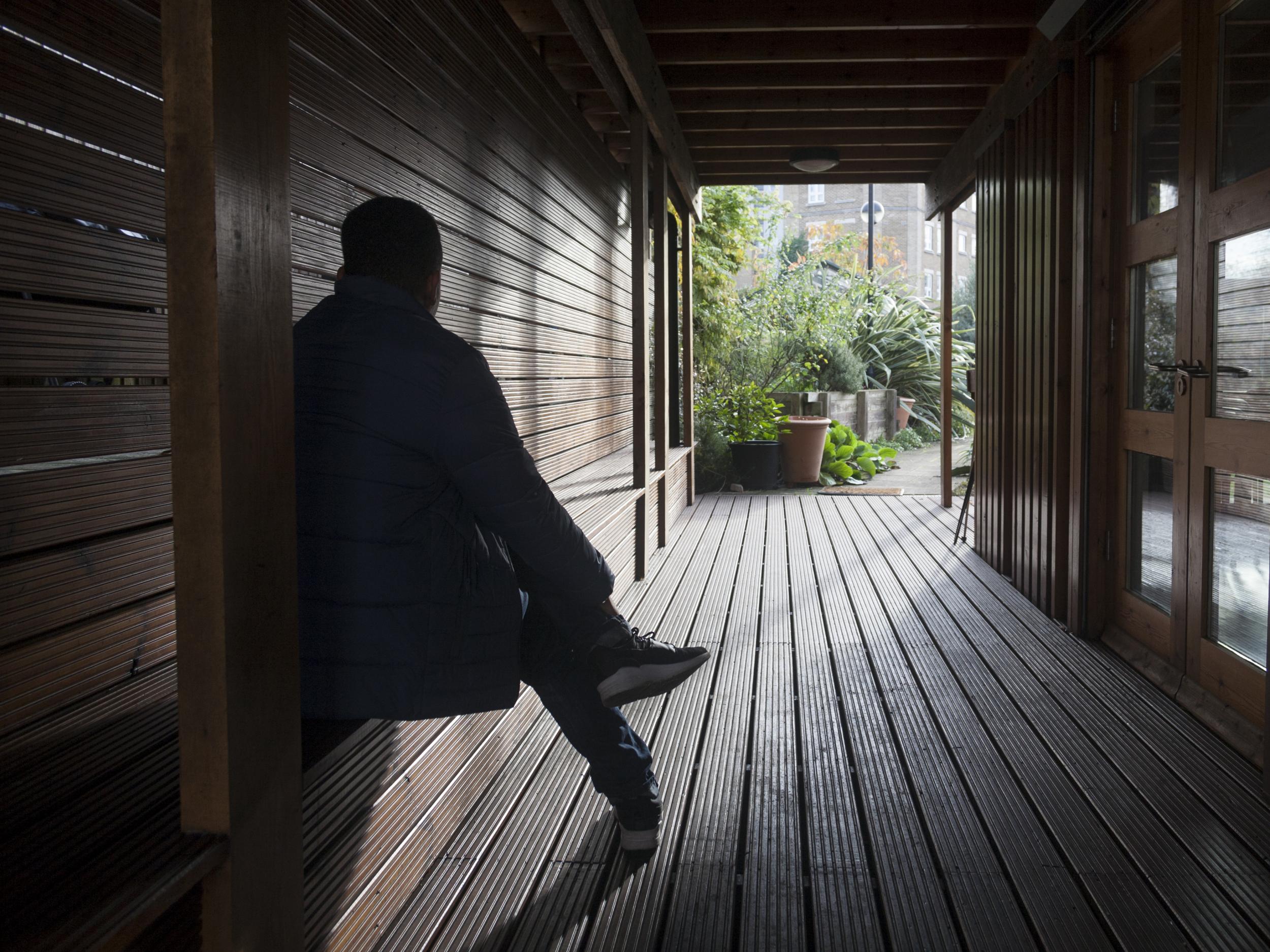 Abdul, not his real name, pictured at Freedom From Torture headquarters in north London