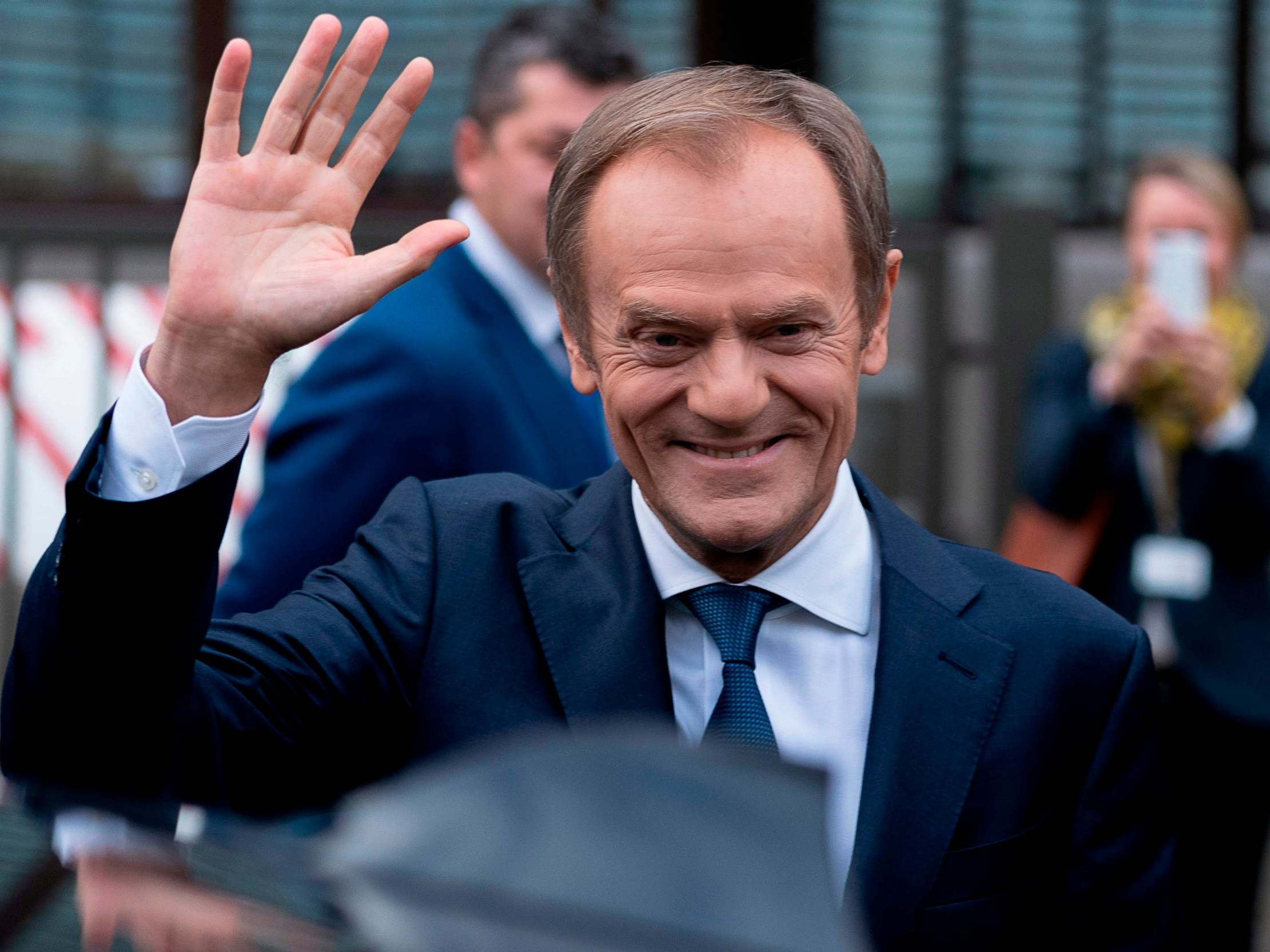 Outgoing European Council president Donald Tusk, pictured 29 November, 2019.